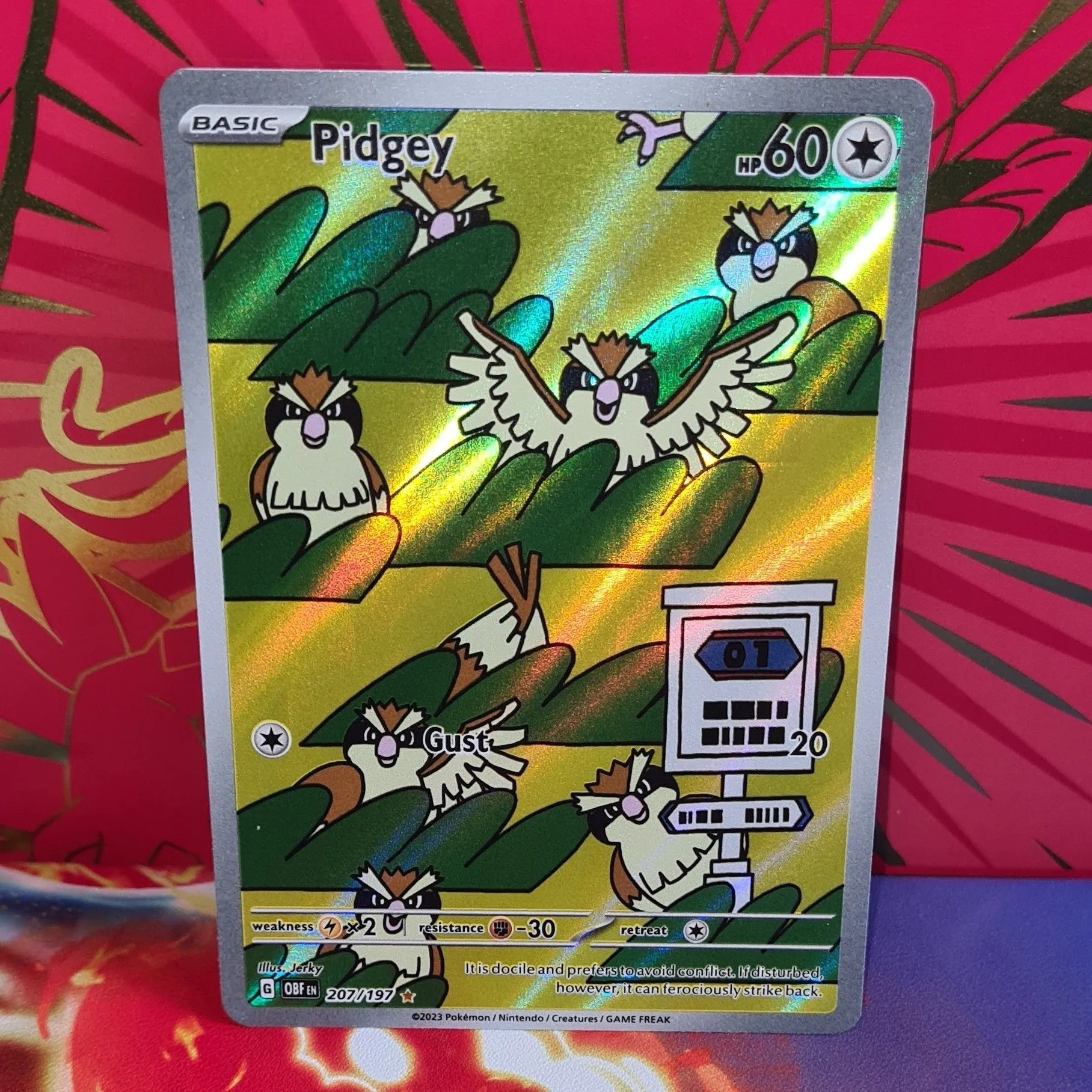 check value of pokemon card Pidgey 016/165 SV3.5 151 Reverse Holo Pokemon Trading Card – ACE TCG