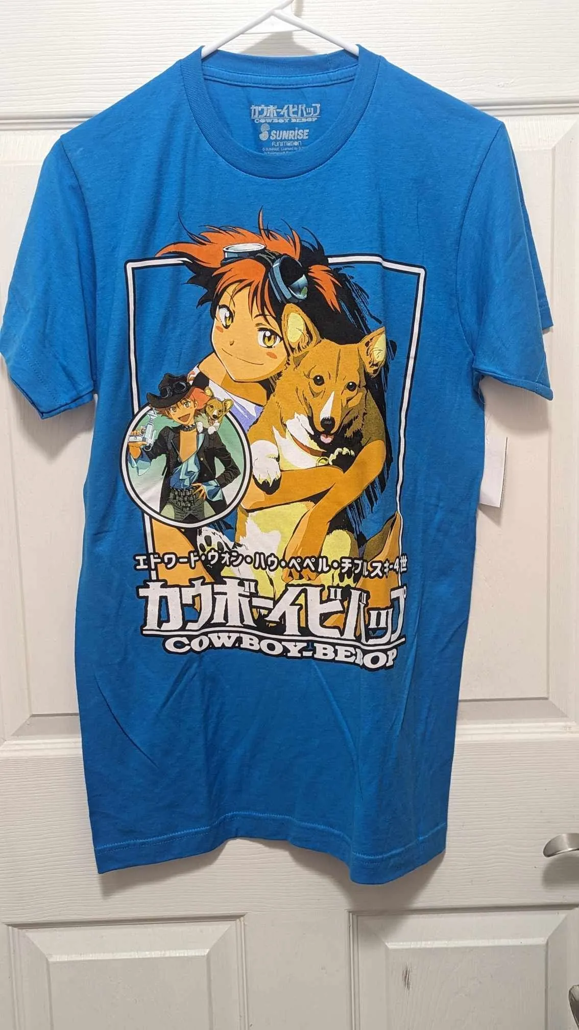 Product image for NWT Unisex Size Small 34/36 Cowboy Bebop Short Sleeve T Shirt Crew Neck Anime