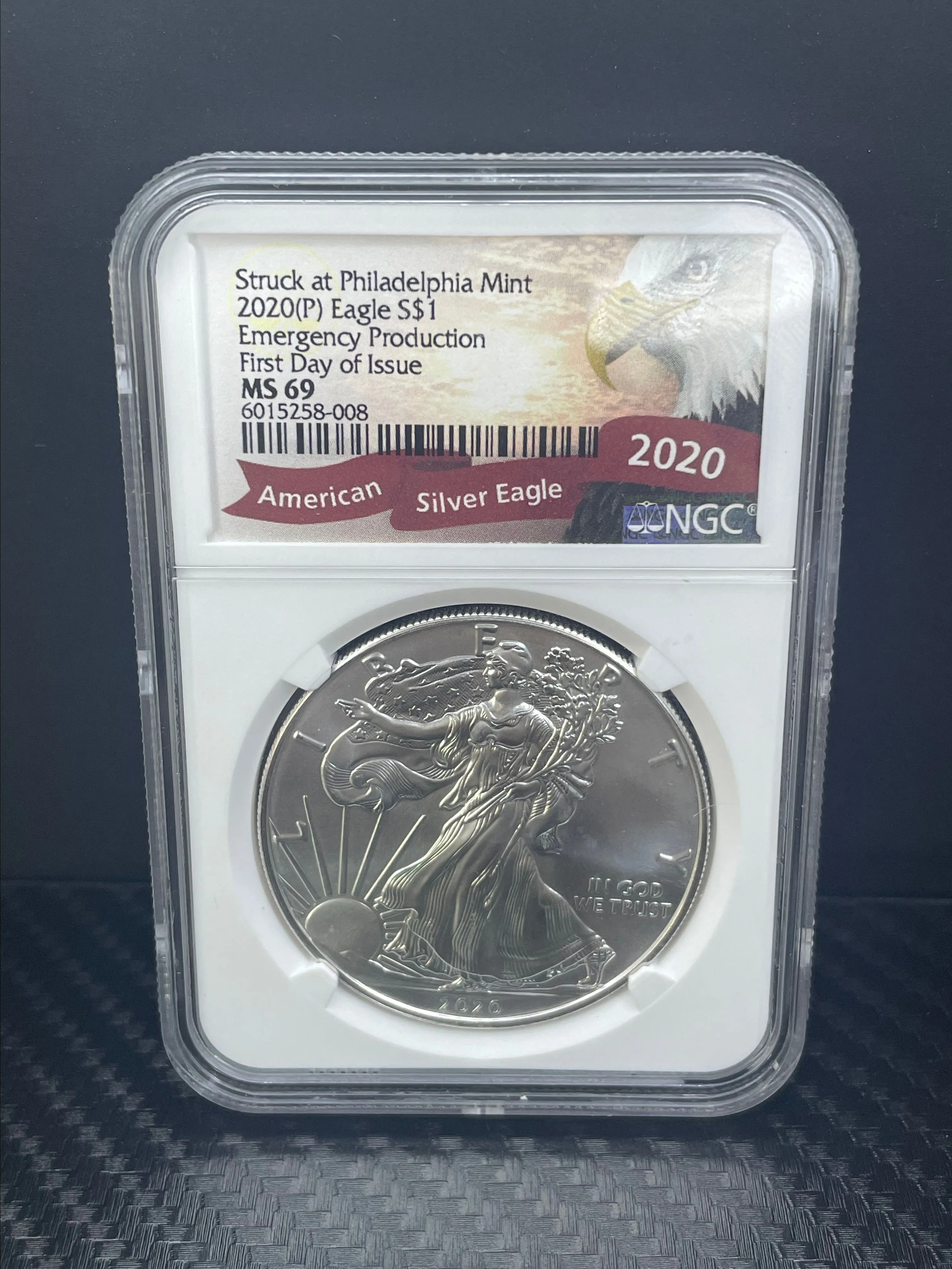 Product image for 2020-P Ms69 ASE (Emergency Production) (First day of Issue)