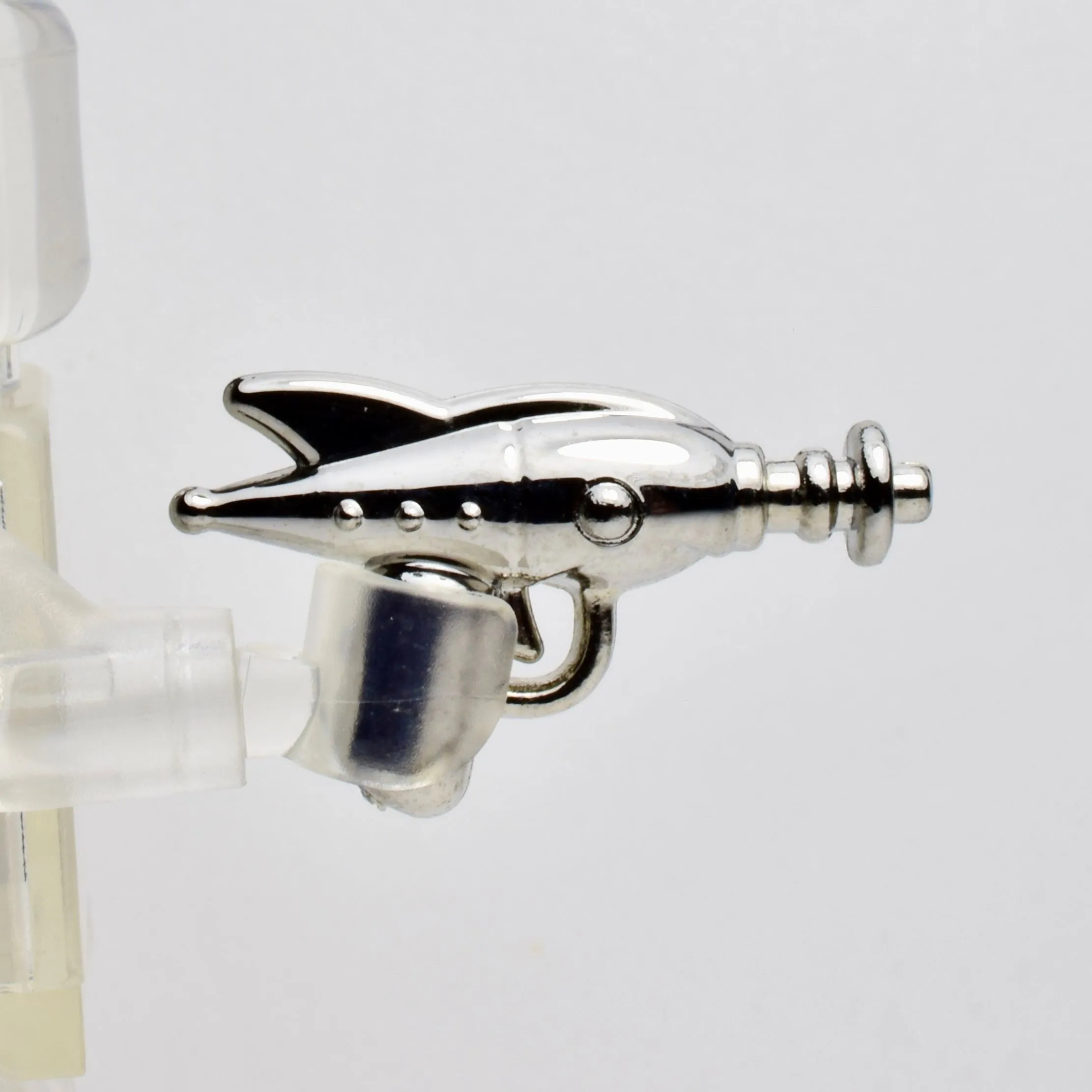 Product image for BrickArms Retro RayGun Toy - Chrome Silver