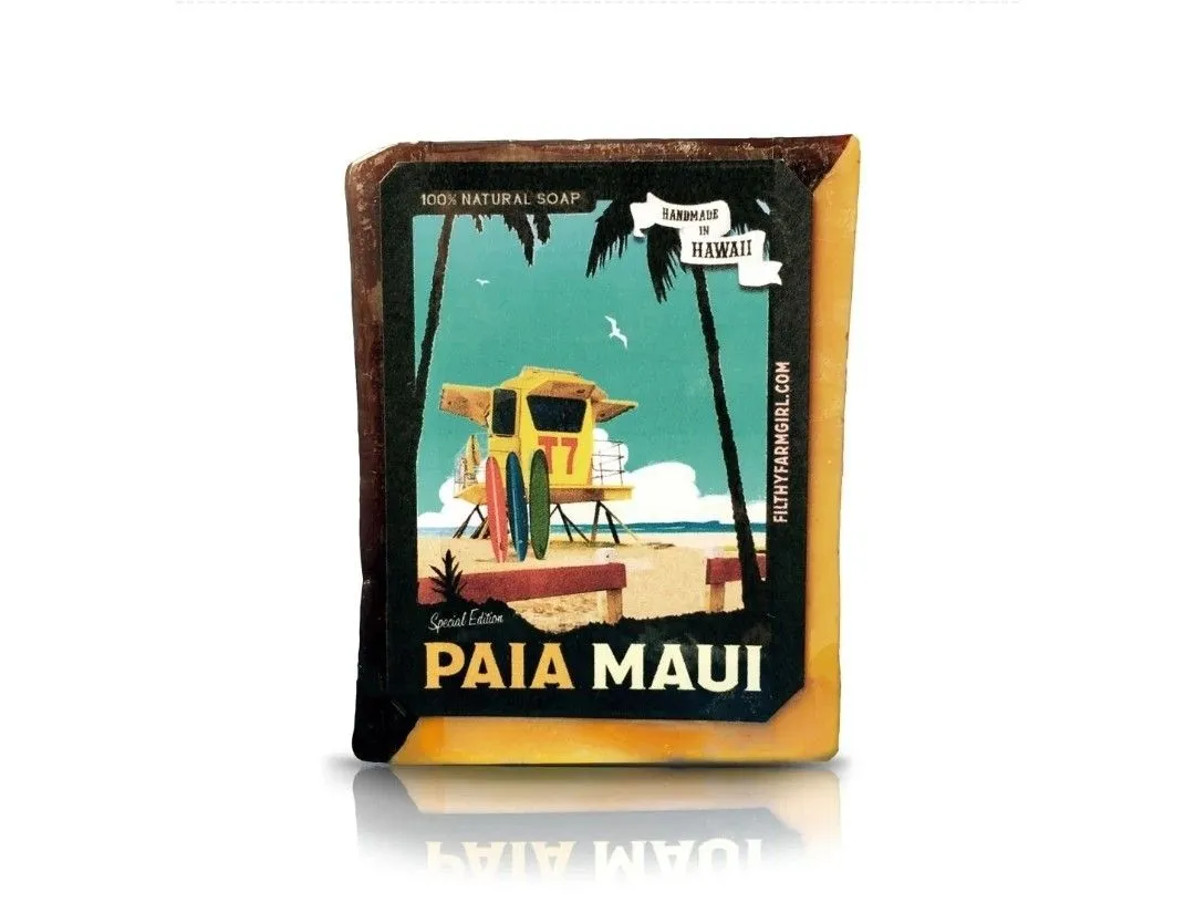 Product image for Filthy Farmgirl Paia Maui Soap 7oz orange Patchouli 
