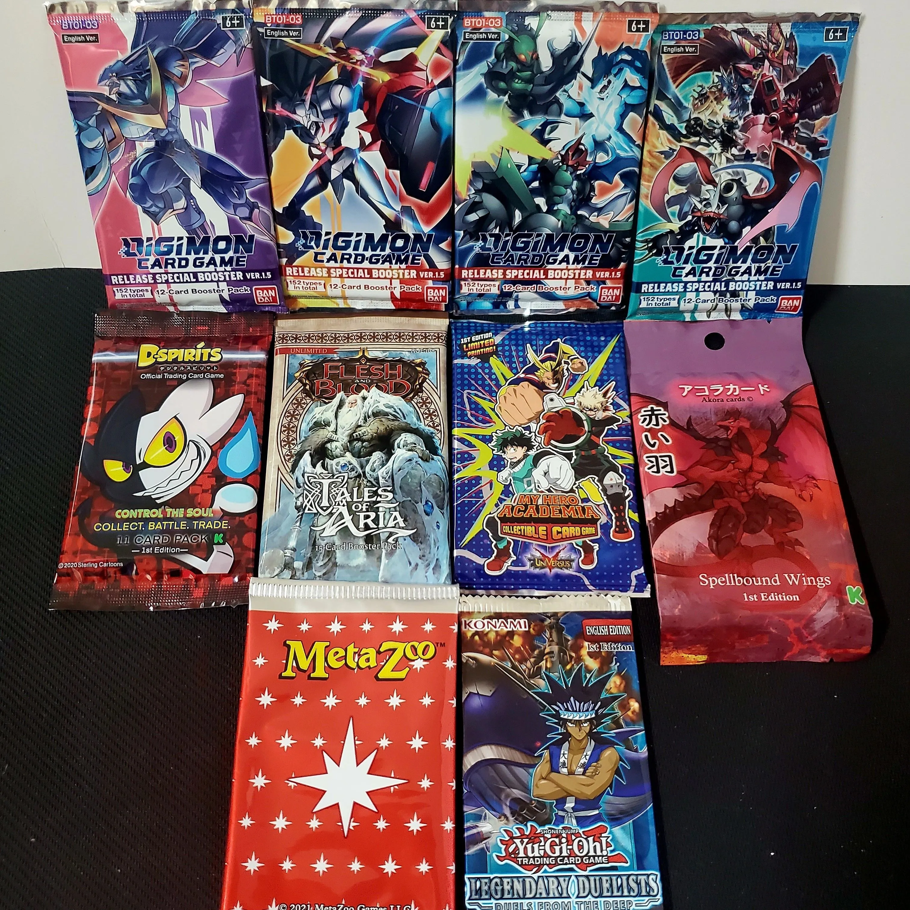 CHAOS BUNDLE (10x packs & 30 Cards) Digimon Art Set Yugioh Flesh & Blood  Waifu  Whatnot: Shop, Sell, Connect