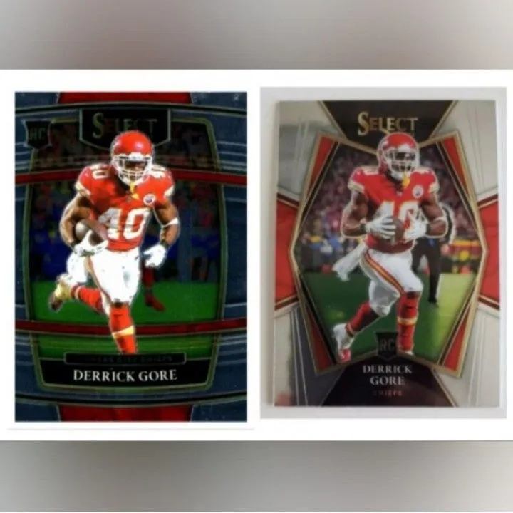 Product image for Derrick Gore 🏈 NFL Football Trading Cards Lot 🔥 Washington Commanders