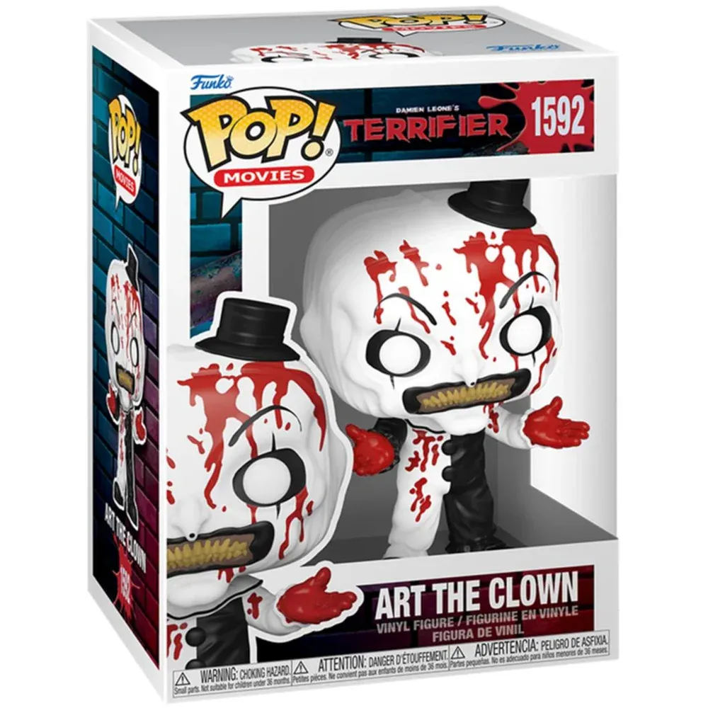 Product image for Terrifier - Art the Clown (Bloody) - #1592 - Movies - Funko Pop!
