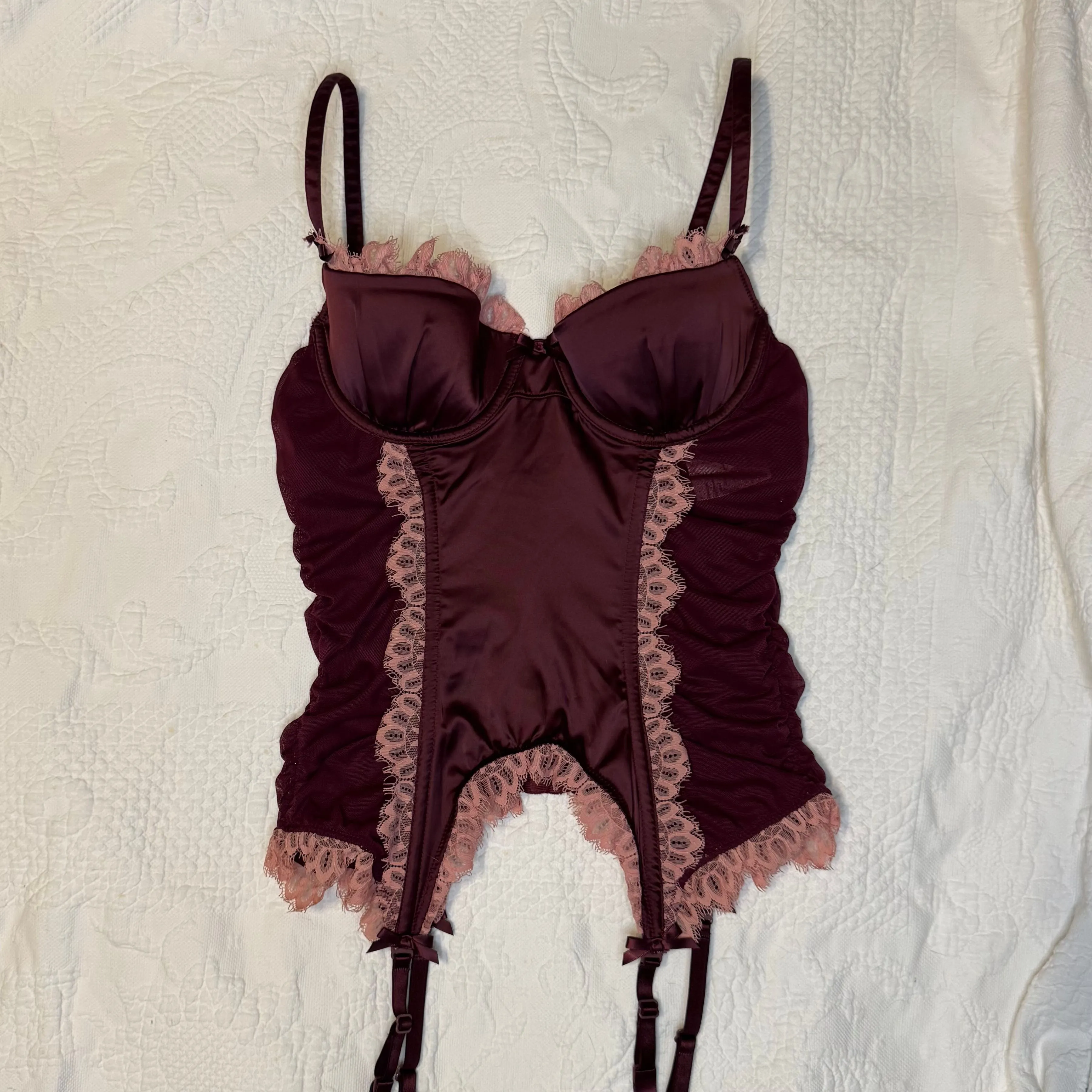 Product image for 08. Victoria's Secret Burgundy Corset