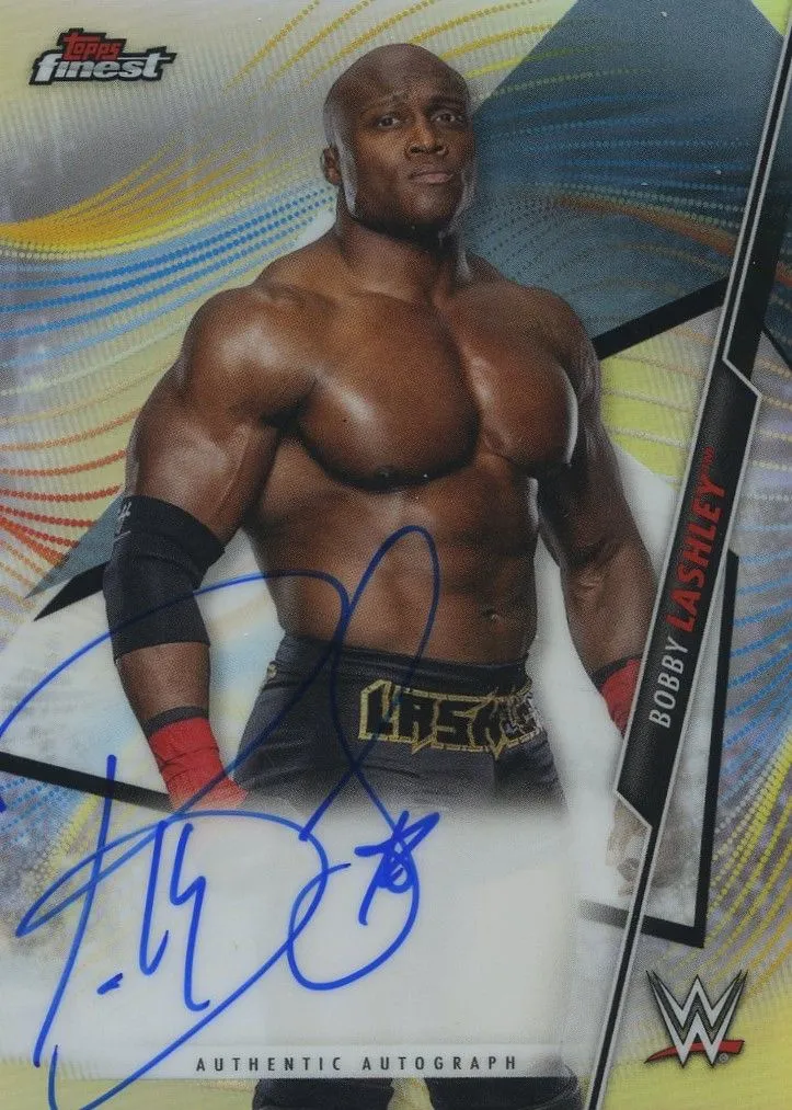 Product image for 2020 Topps Finest WWE Autograph Bobby Lashley A-BO