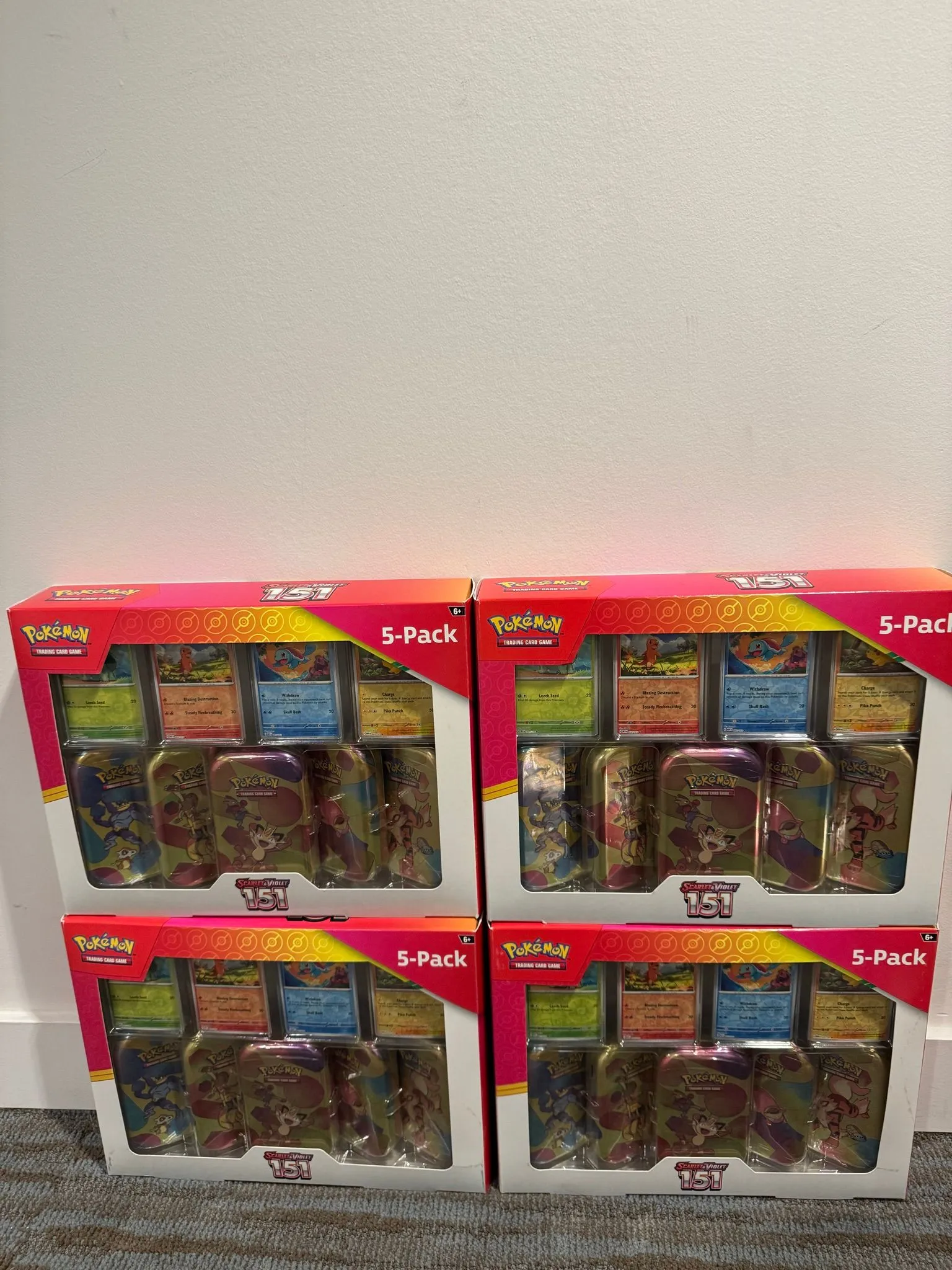 pokemon cards 151 costco Scarlet & Violet Mini Tin 5-pack (Meowth) · Whatnot: Shop, Sell, Connect Scarlet u0026 Violet151 5Pack Mini Tin Bundle offers an exciting way to explore the world of Pokémon cards Costco has Pokemon 151! Is