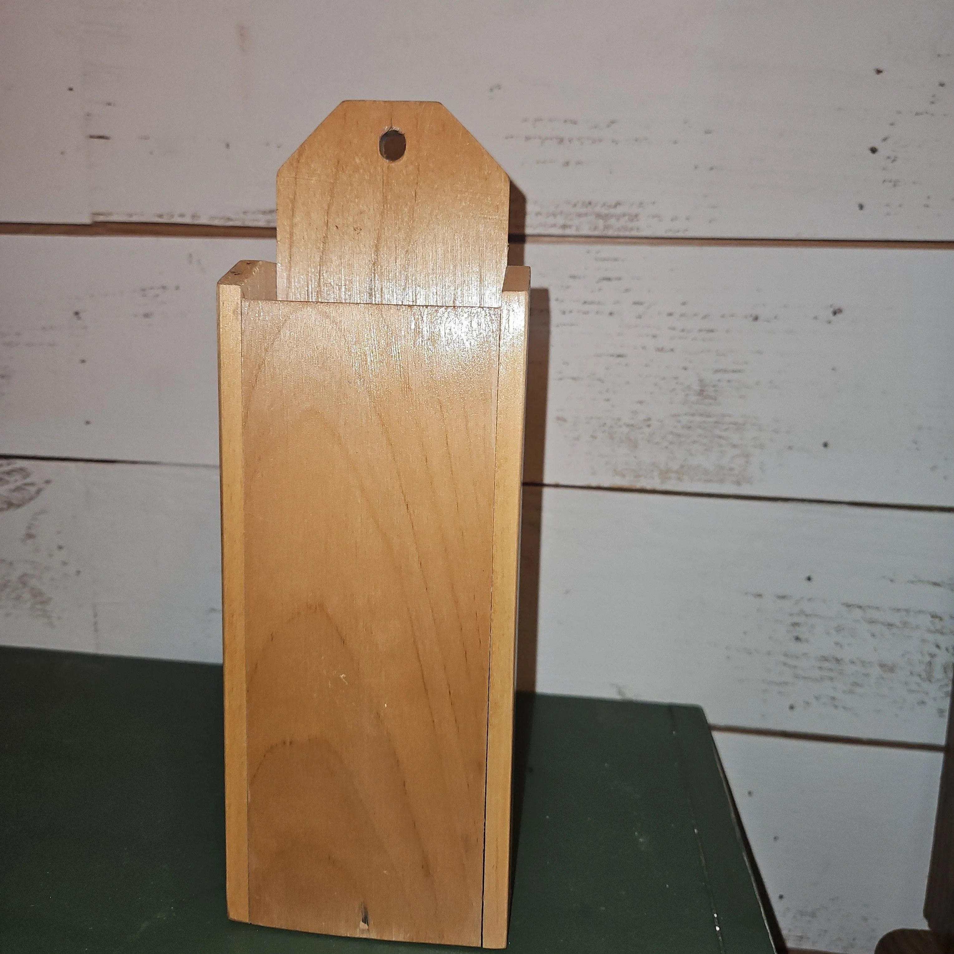 Product image for 39. tall wood match holder