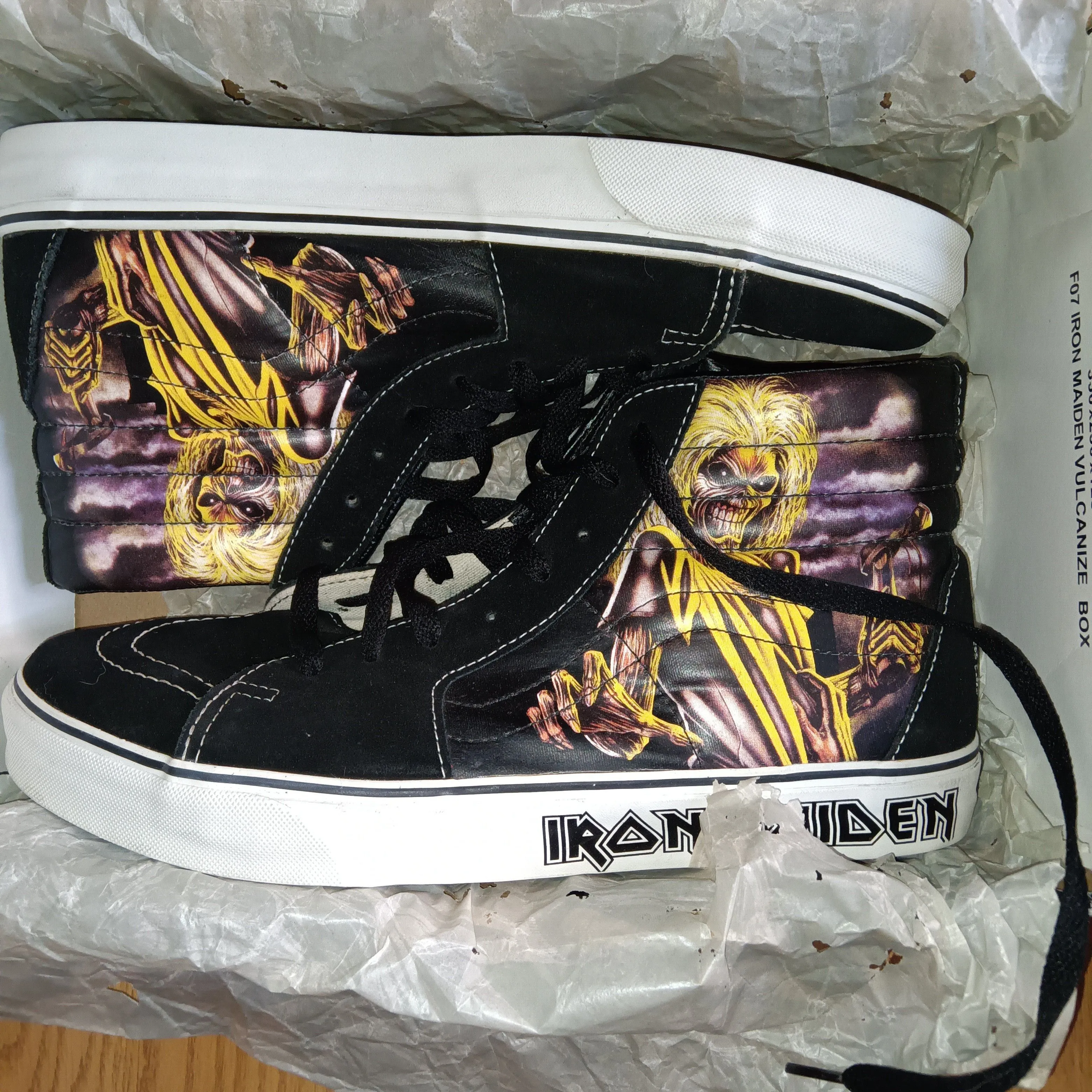 Iron Maiden Killers Sk8 hi Vans · Whatnot: Buy, Sell & Go Live