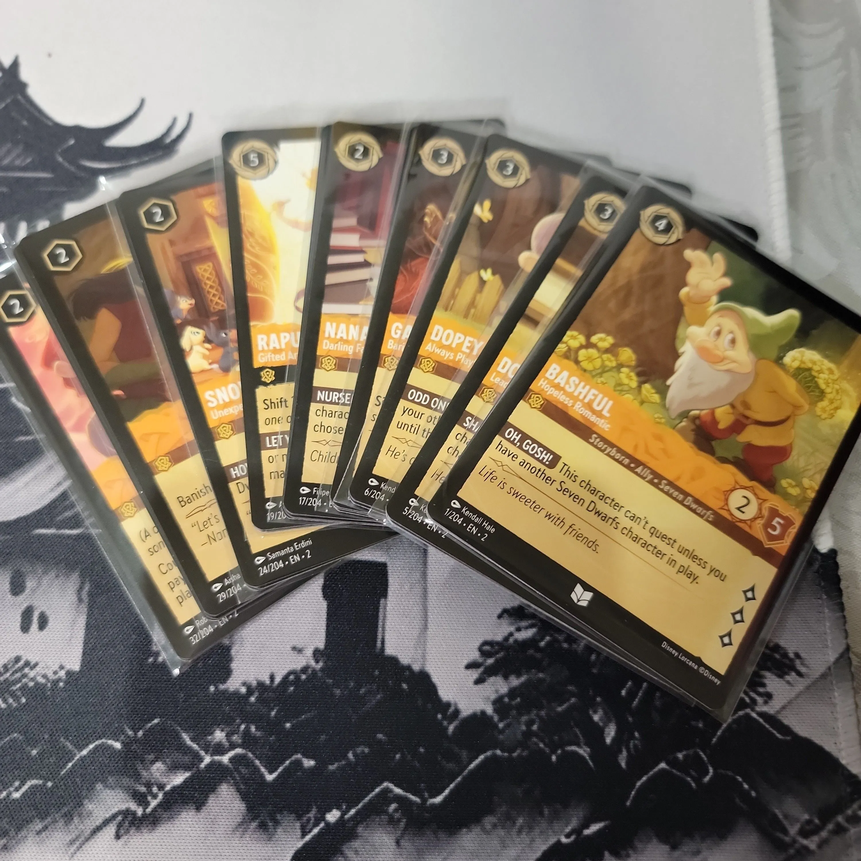 Product image for Lorcana! Full Amber Uncommon playset from Rise of the Floodborn