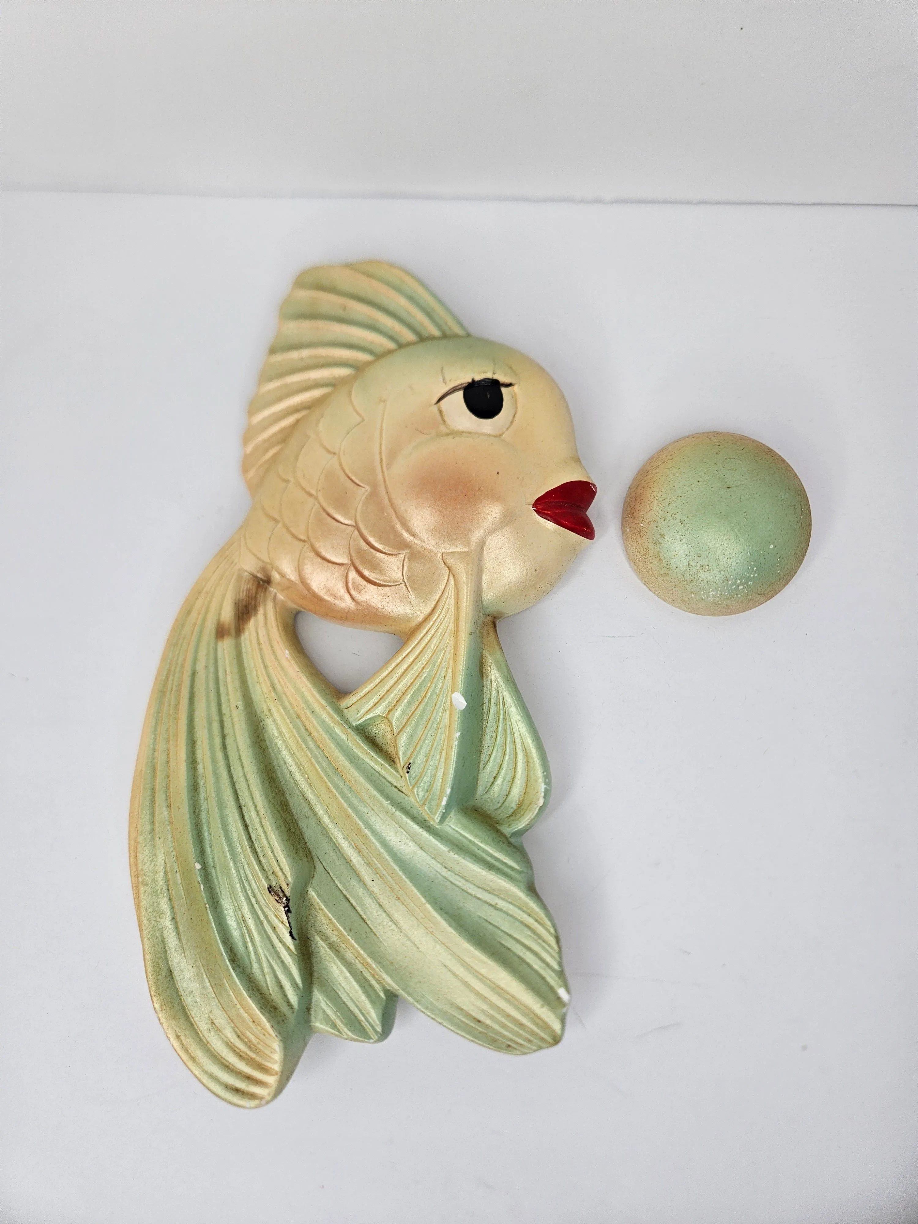 Product image for Vintage Miller Studio Chalkware Fish 