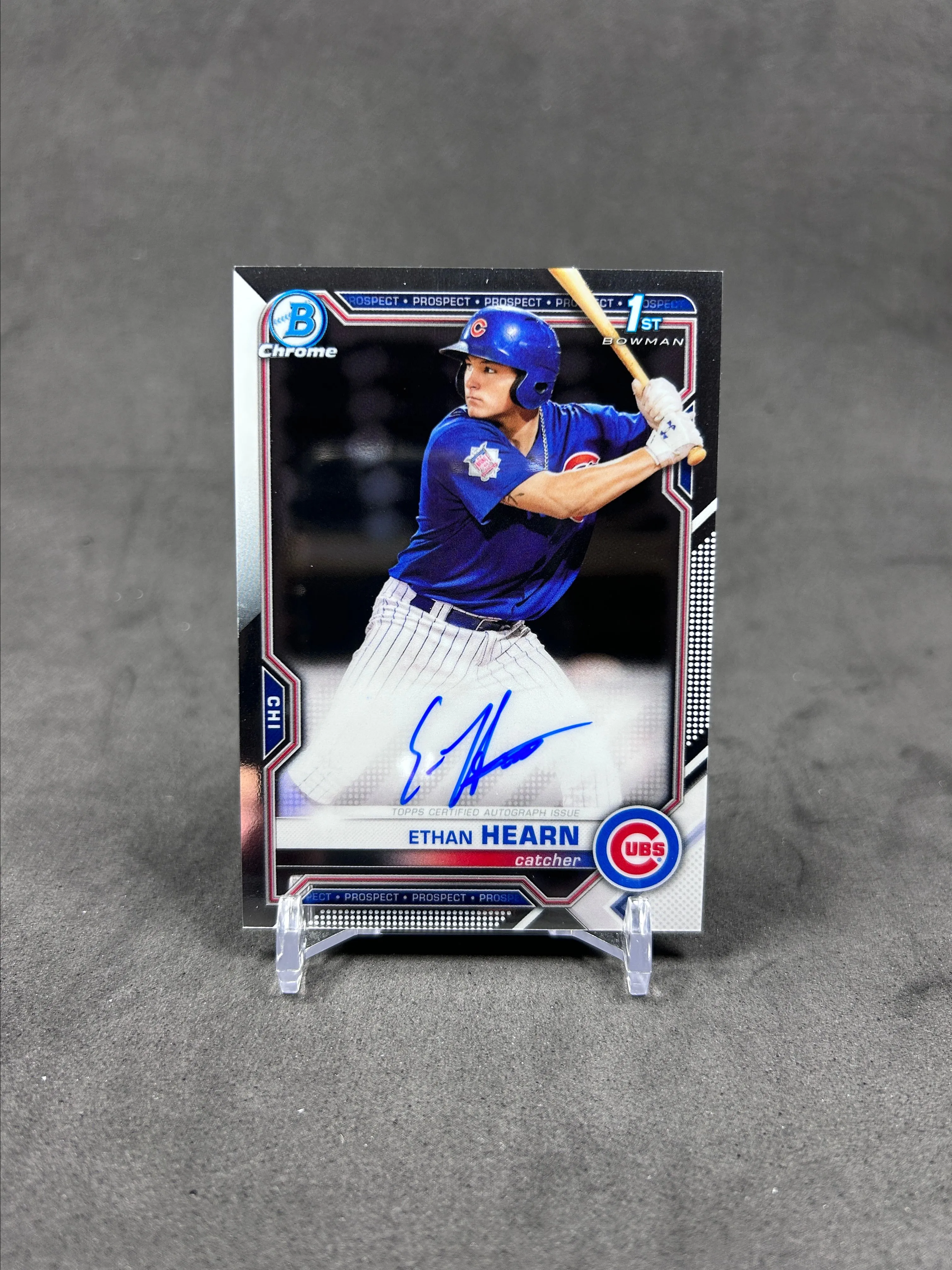Product image for Ethan Hearn 2021 Bowman Chrome 1st Auto #CPA-EN Cubs