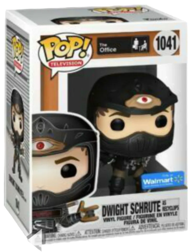 Dwight Schrute (as Recyclops)(1041) Walmart Sticker TV The