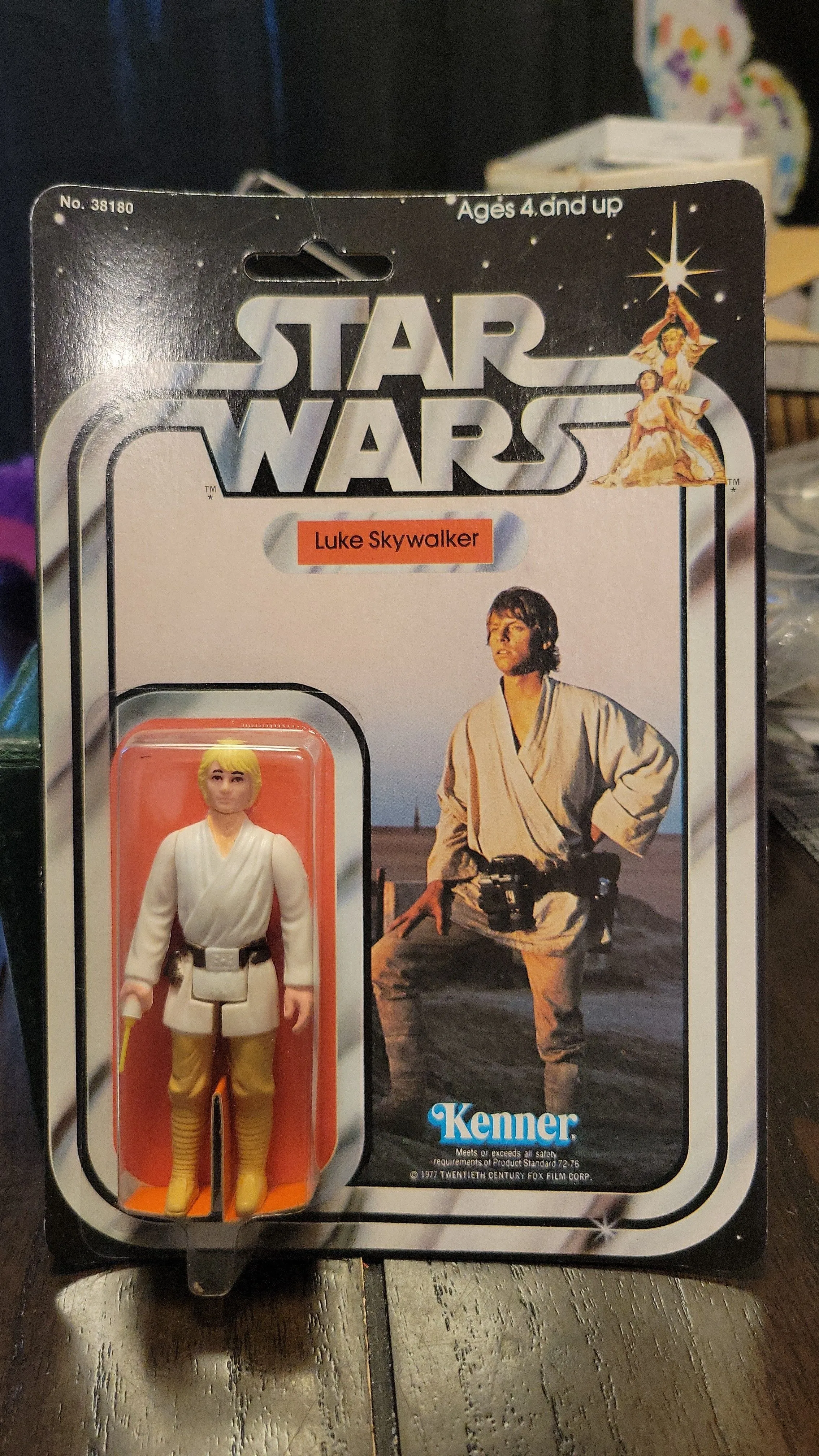 Product image for Star Wars Luke Skywalker 1979 21 A back Clean and rare!