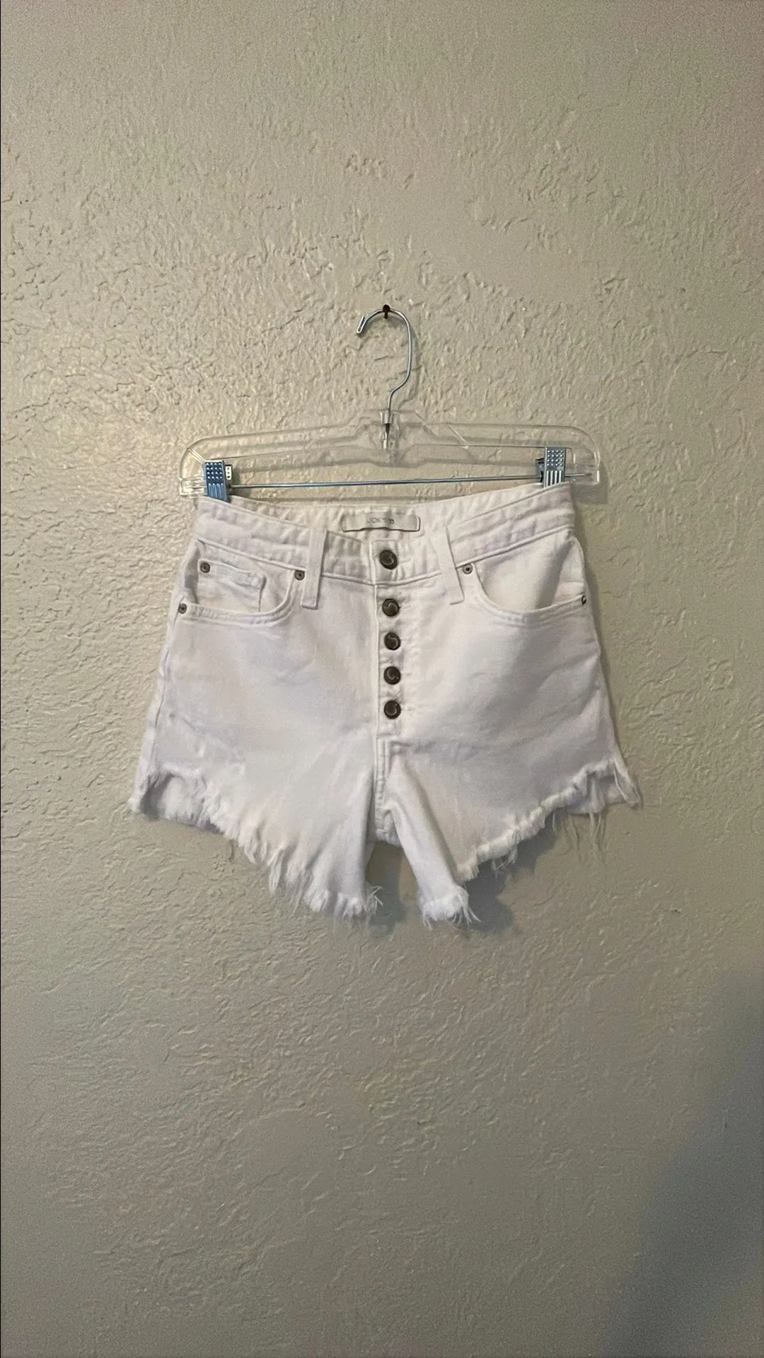 Product image for Joe's Jeans white cut off shorts