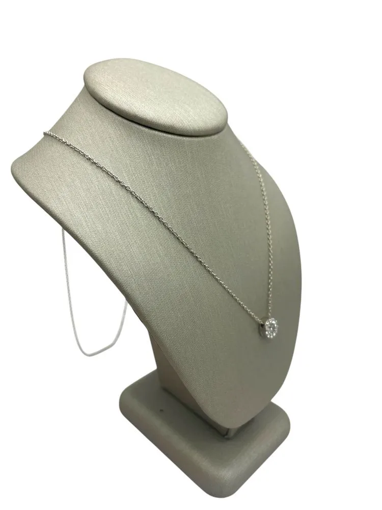 Product image for 18K White Gold Necklace With Diamond Pendant