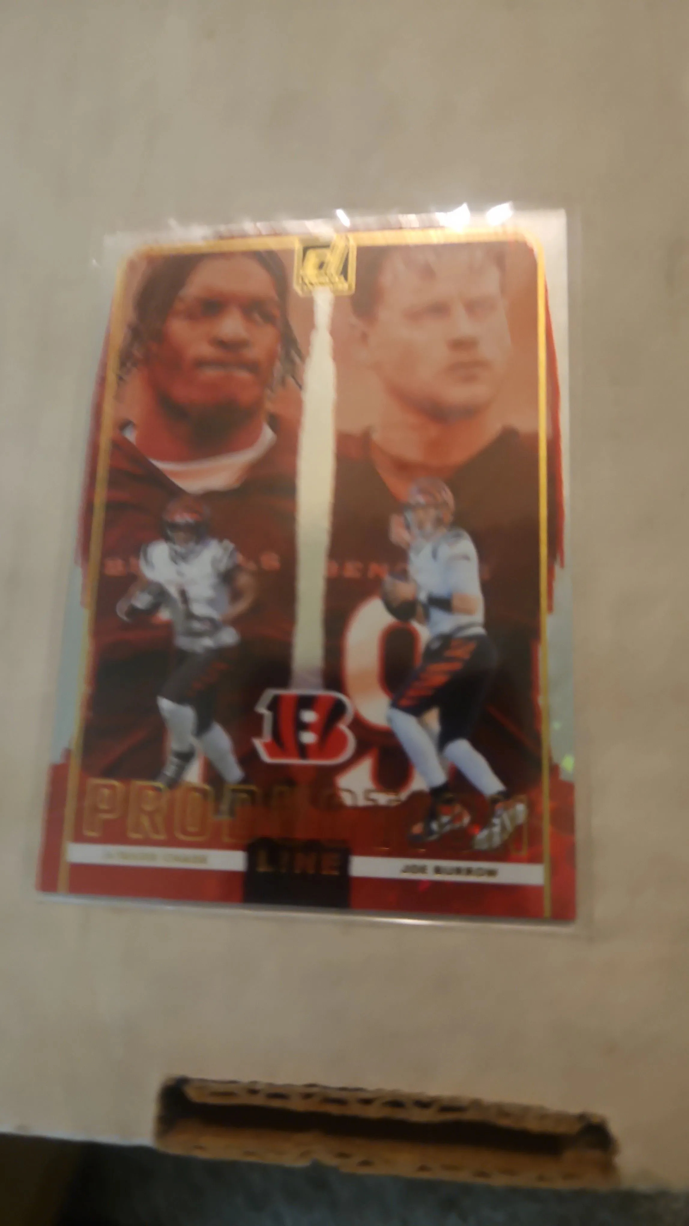 Product image for Burrow&Chase Production line Bengals 2024 donruss 