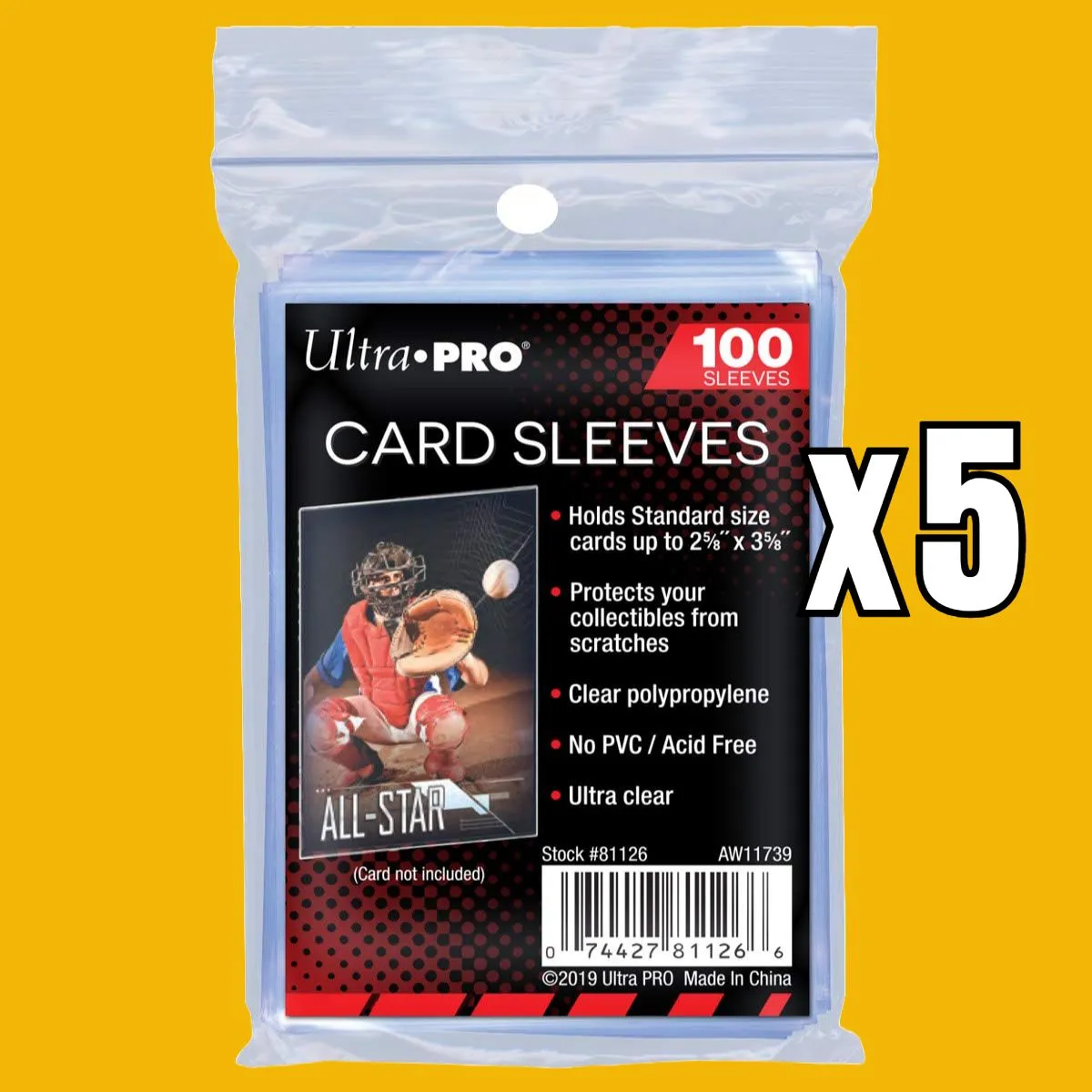 Product image for 500 Count Ultra Pro Penny Sleeves