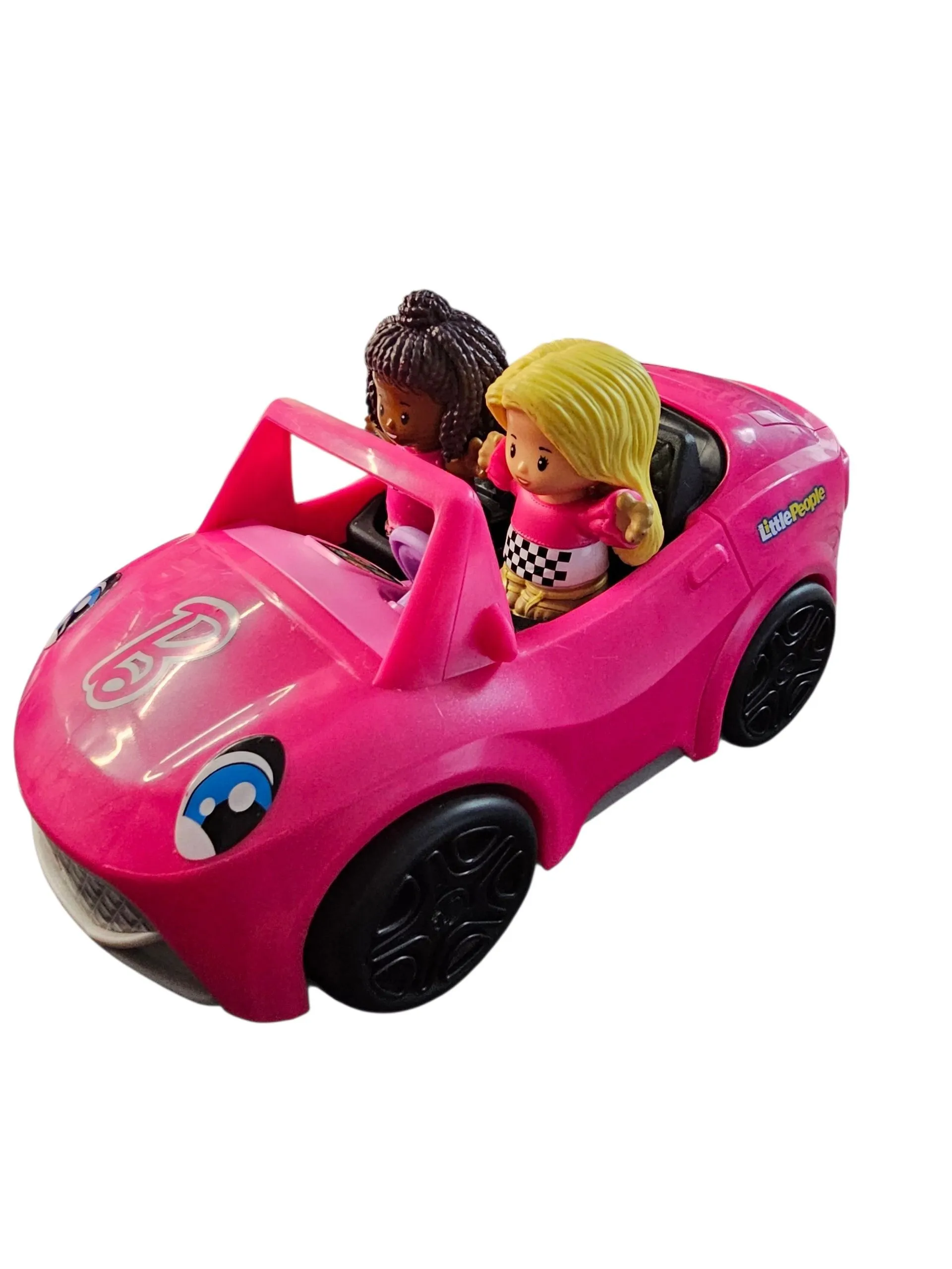 Product image for Barbie Fisher Price Little People Car + 2 Girls