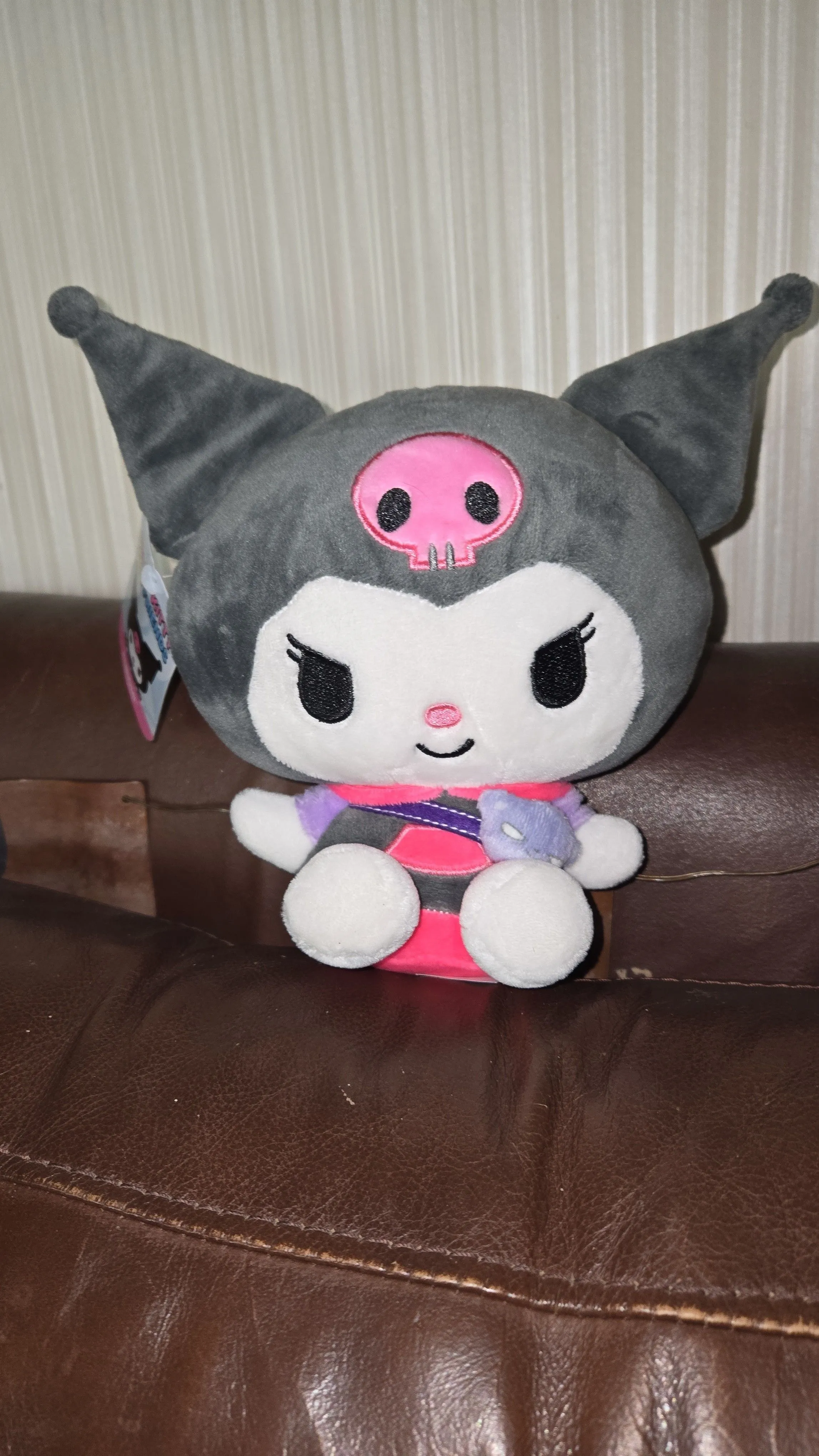 Product image for Kuromi with tags 10 inch plush Sanrio 2024