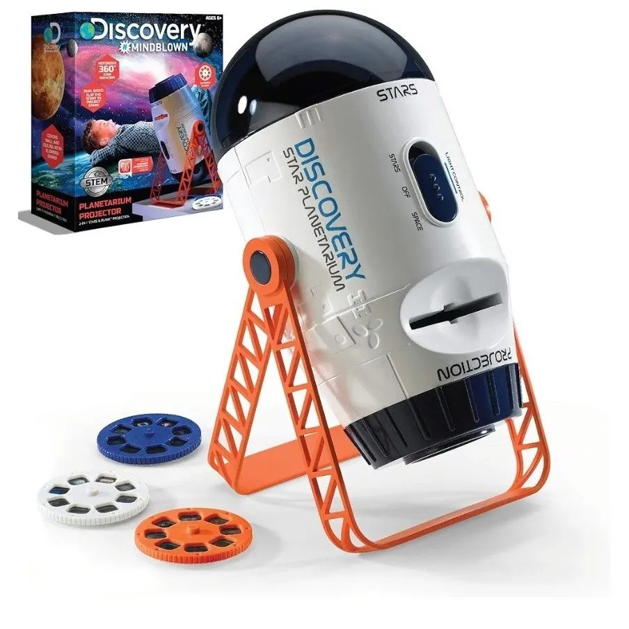 Product image for Discovery #MINDBLOWN 2-in-1 Reversible Planetarium Space Projector,