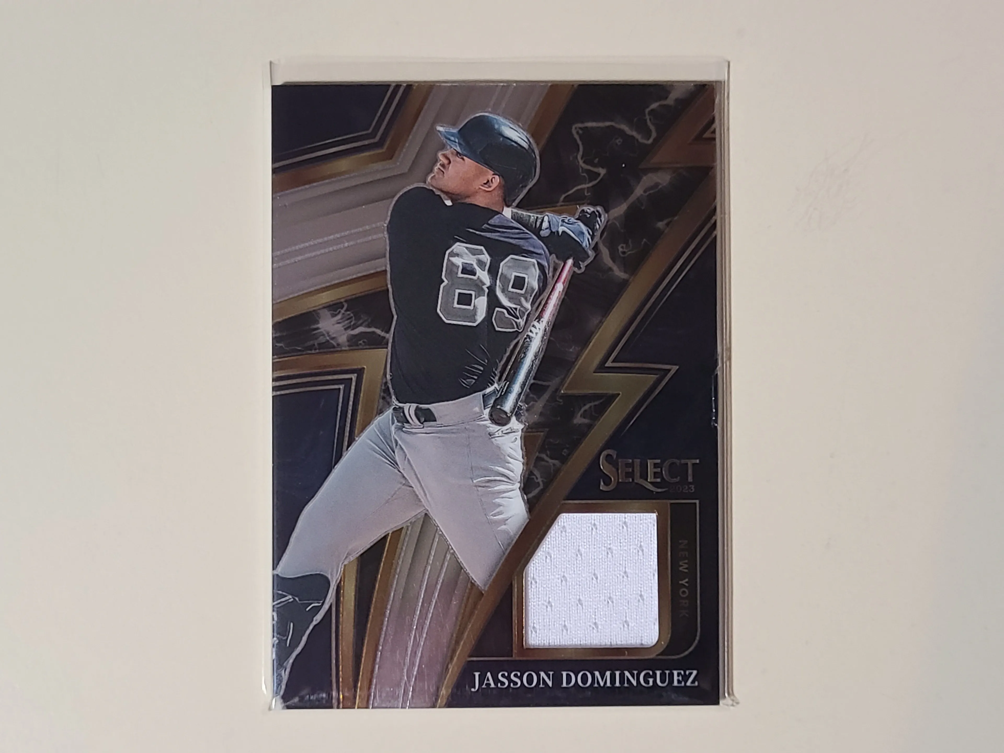 Product image for Jasson Dominguez 2023 Panini Select Relic Jersey