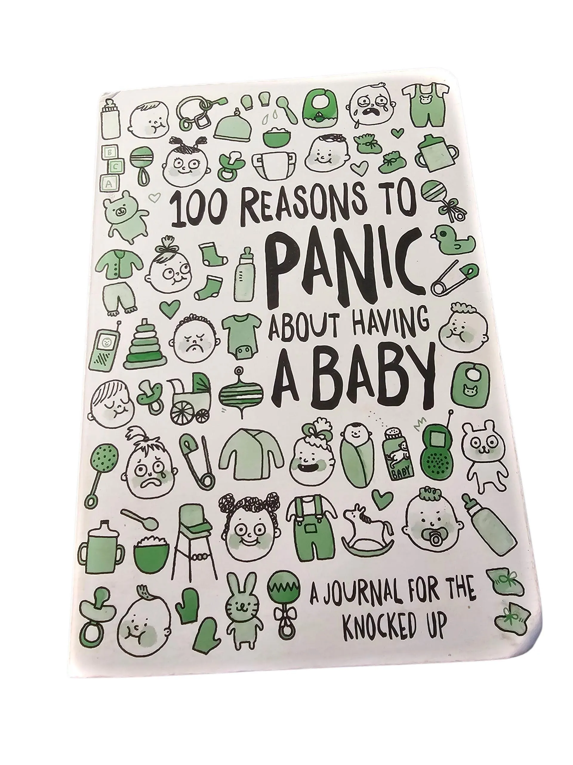 Product image for "100 Reasons To Panic About Having A Baby" Journal