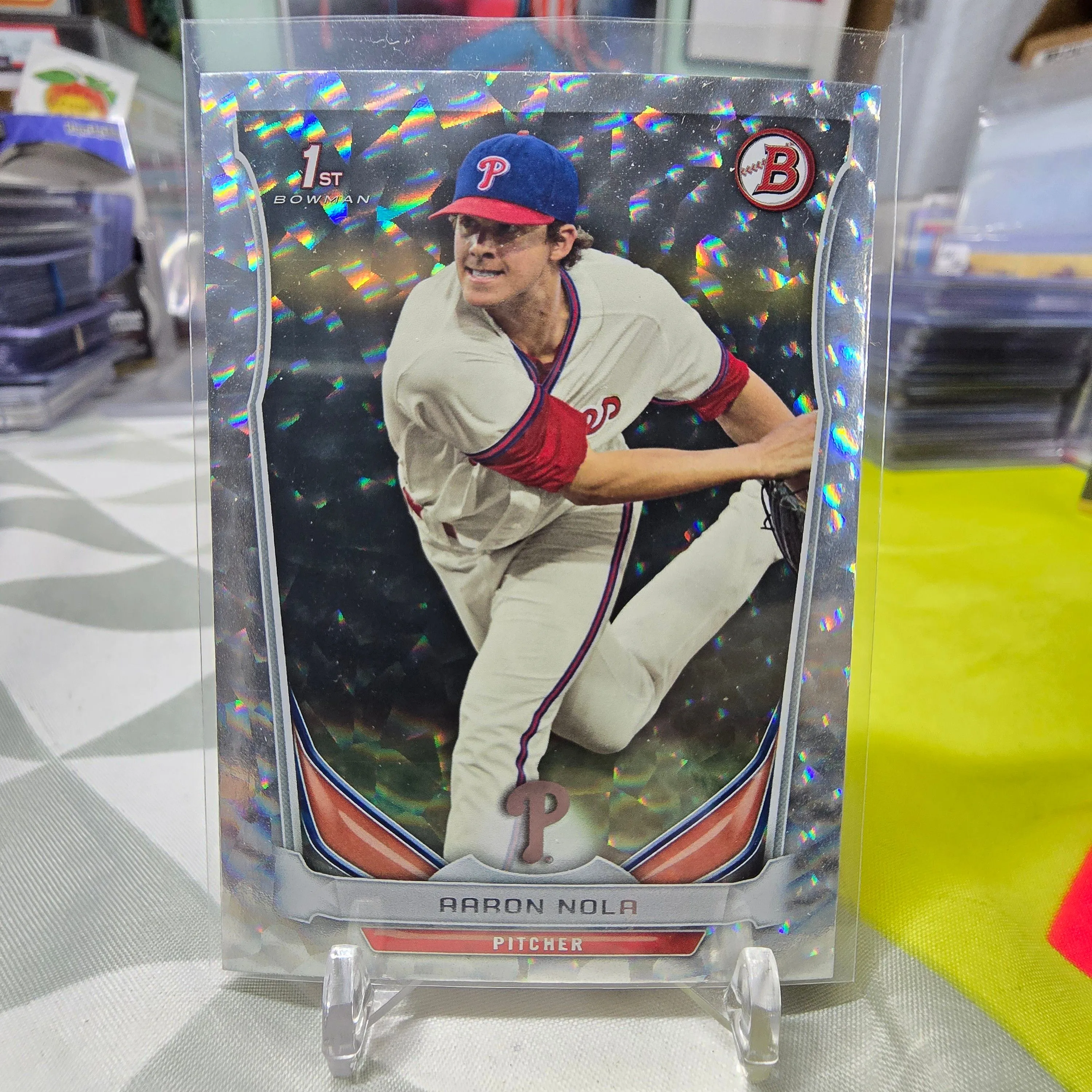 Product image for 2014 Bowman Aaron Nola #DP4 1st Bowman Rookie Silver Ice Philadelphia Phillies