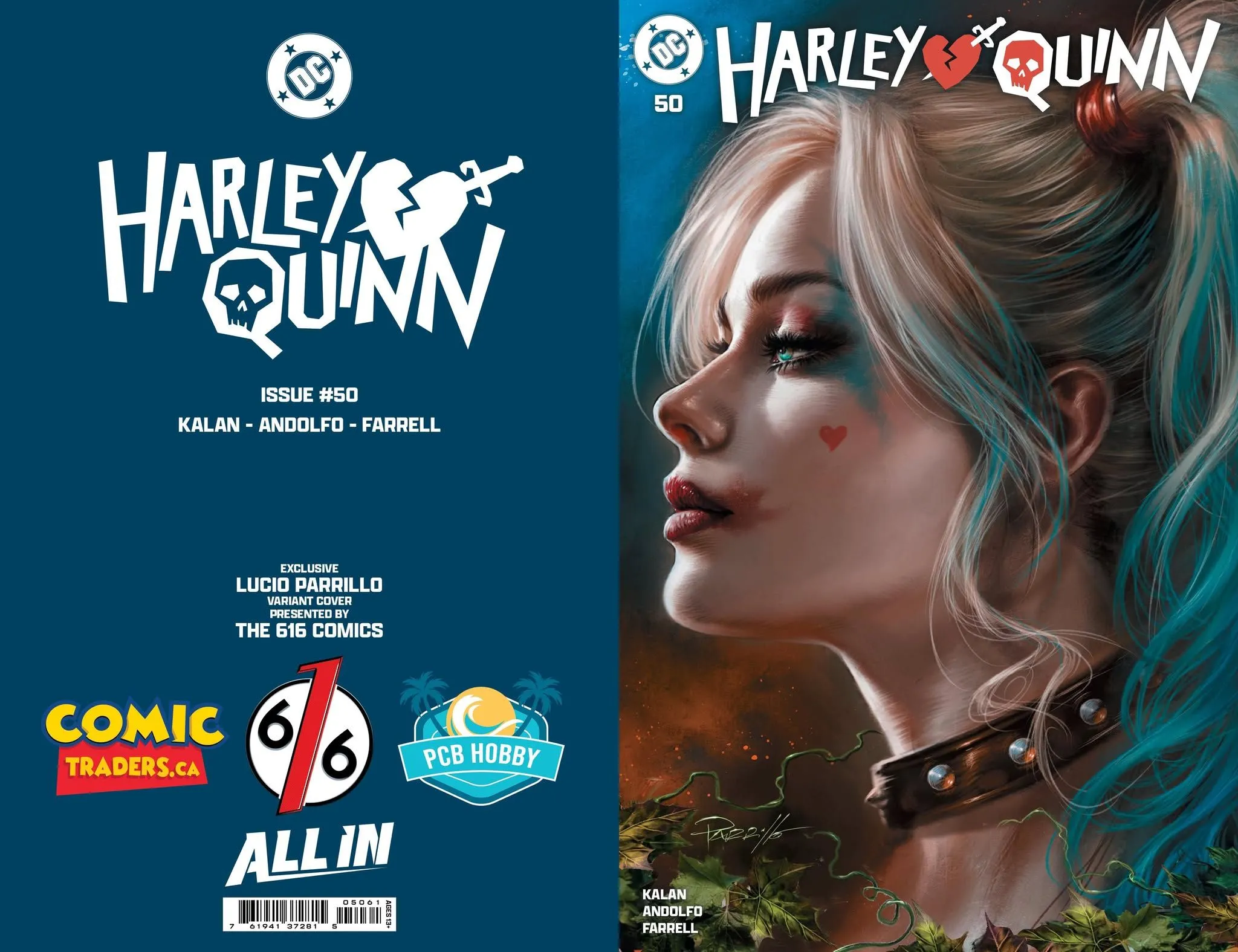 Product image for HARLEY QUINN #50 LUCIO PARILLO EXCLUSIVE TRADE VARIANT