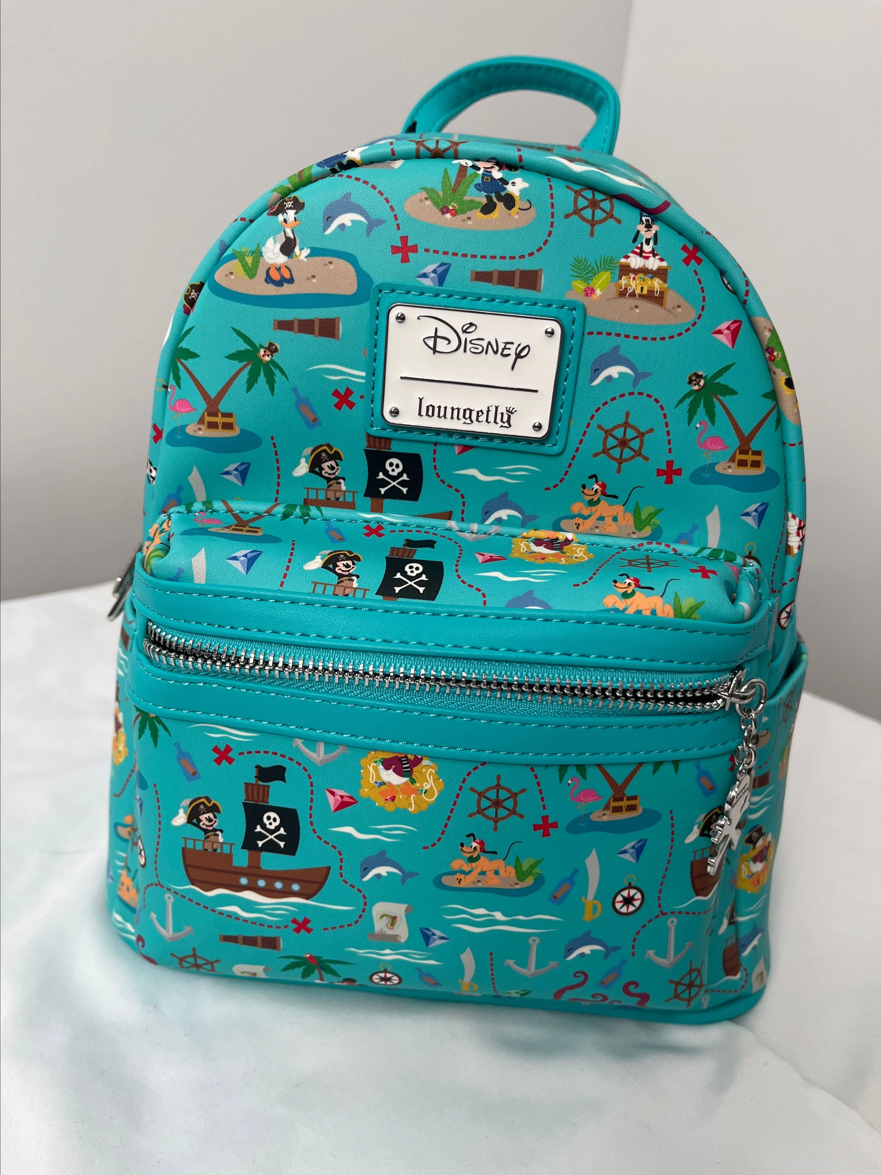 Product image for Loungefly Disney Mickey & Friends Pirate Mini Backpack Characters Pirates Bag