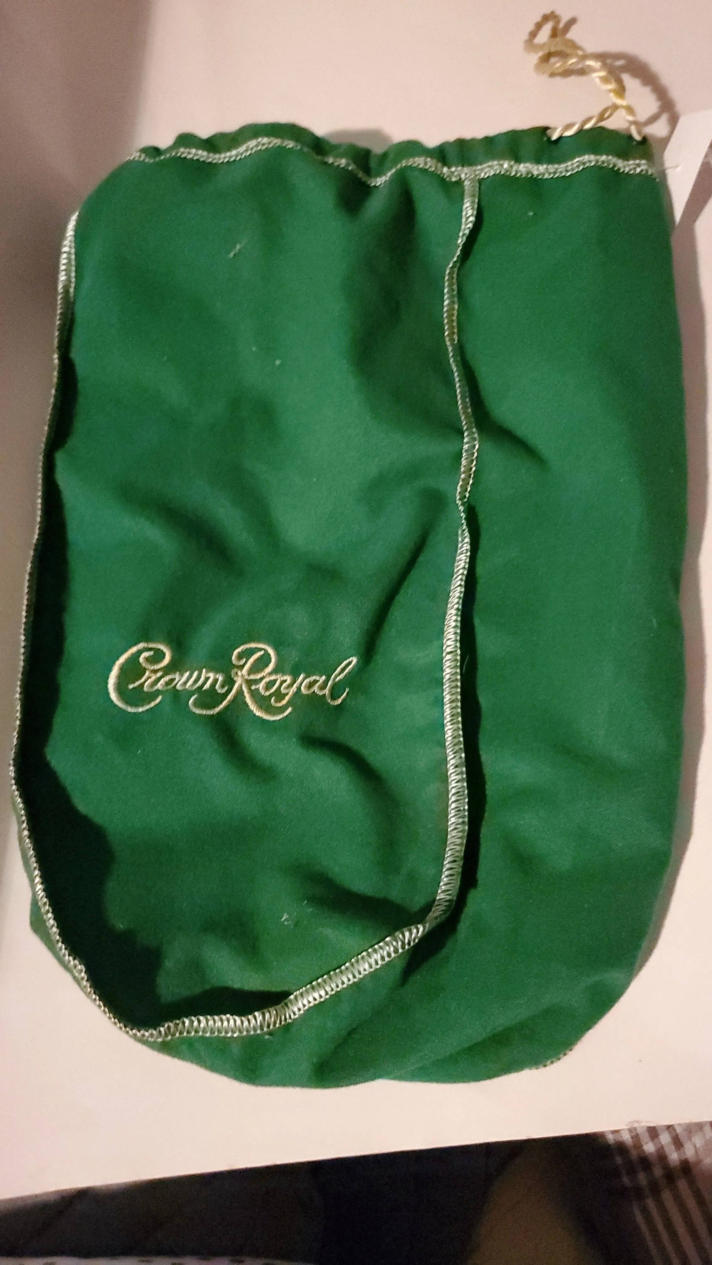 Product image for Large Size Green Crown Royal Bag