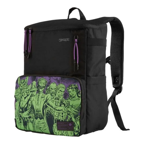 Product image for HEX Jim Lee Comic Backpack V2 - Villains *NEW* with Jim Lee Print
