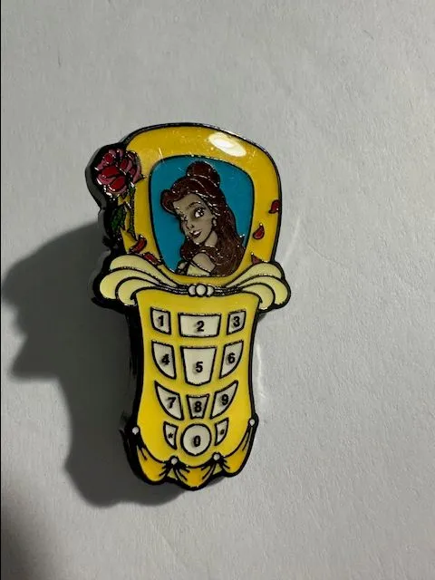 Product image for Loungefly Princess Phone Mystery Pin (Belle)