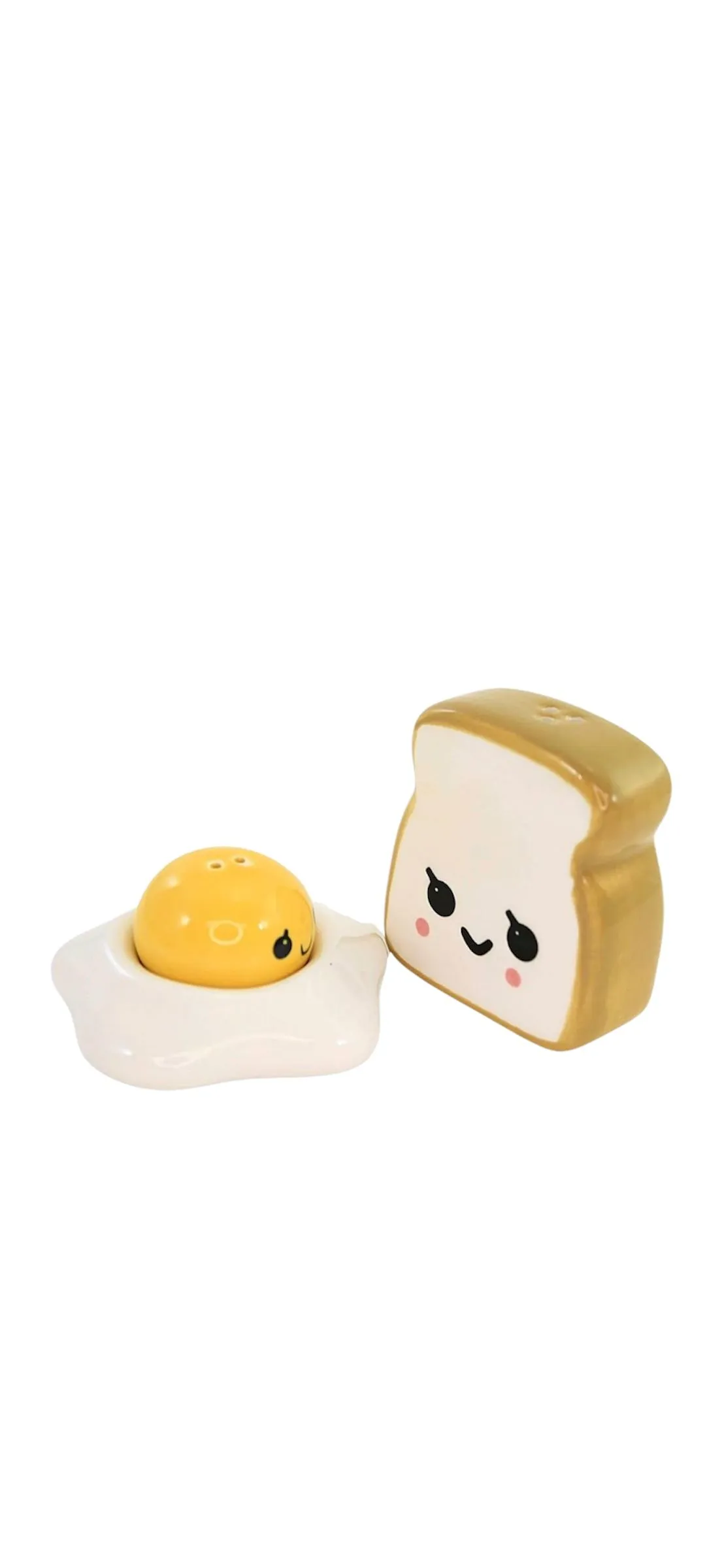 Product image for Sunny Side-Up Egg and Toast Salt and Pepper Shakers