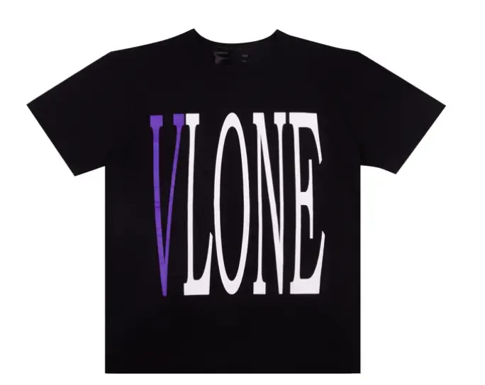 Product image for Vlone Purple Staple Tee Black Choose M XL XXL