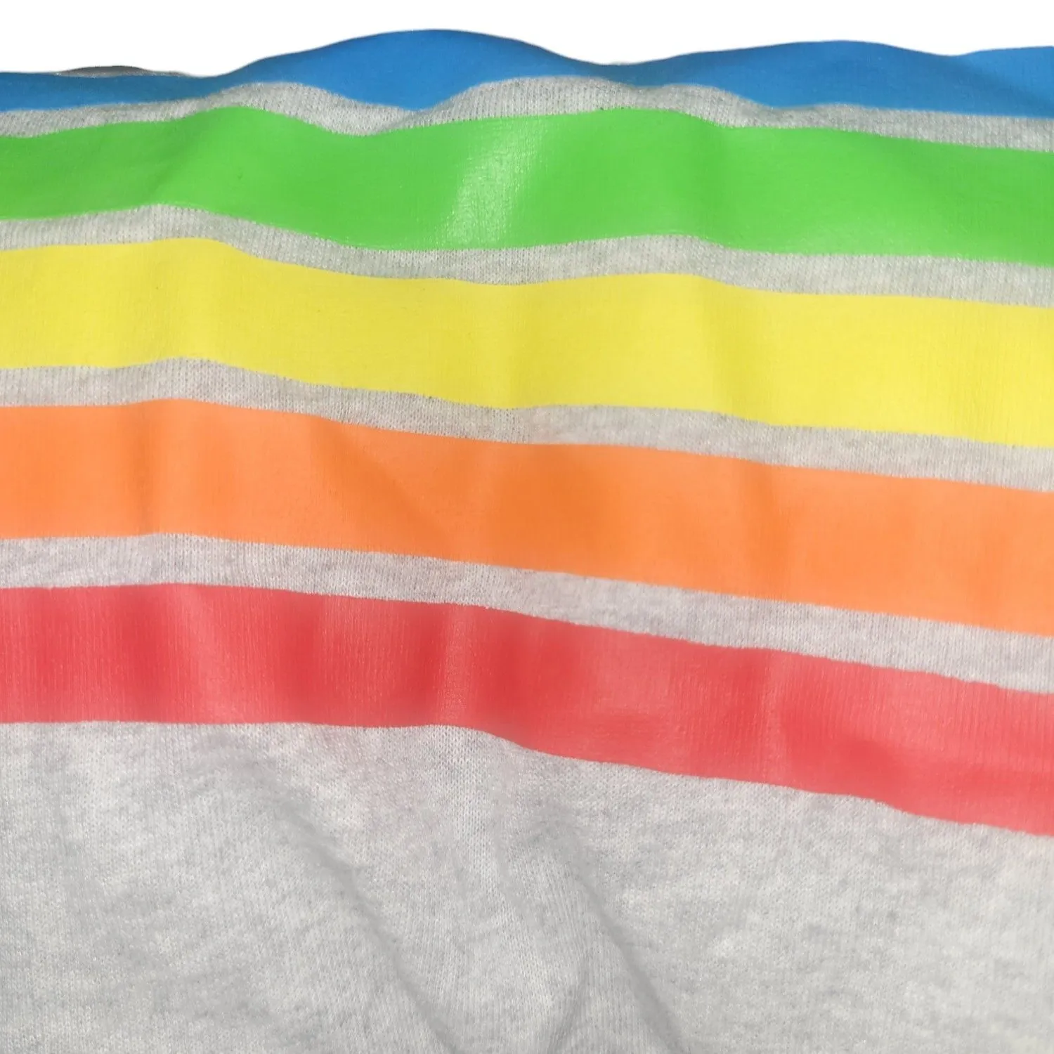 Product image for Family Fun Size 2XL Rainbow Grey Short Sleeve Tee EUC