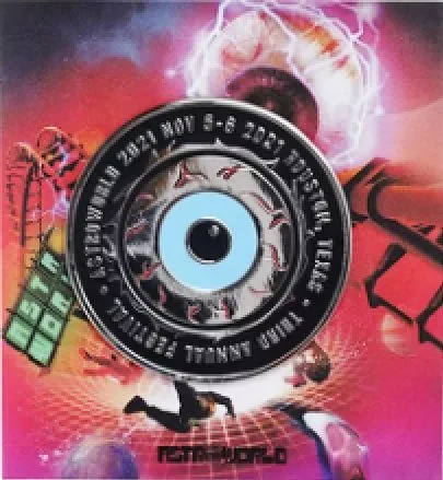 Product image for FSA01: Accessory - Travis Scott Astroworld Eyeball Pin Silver