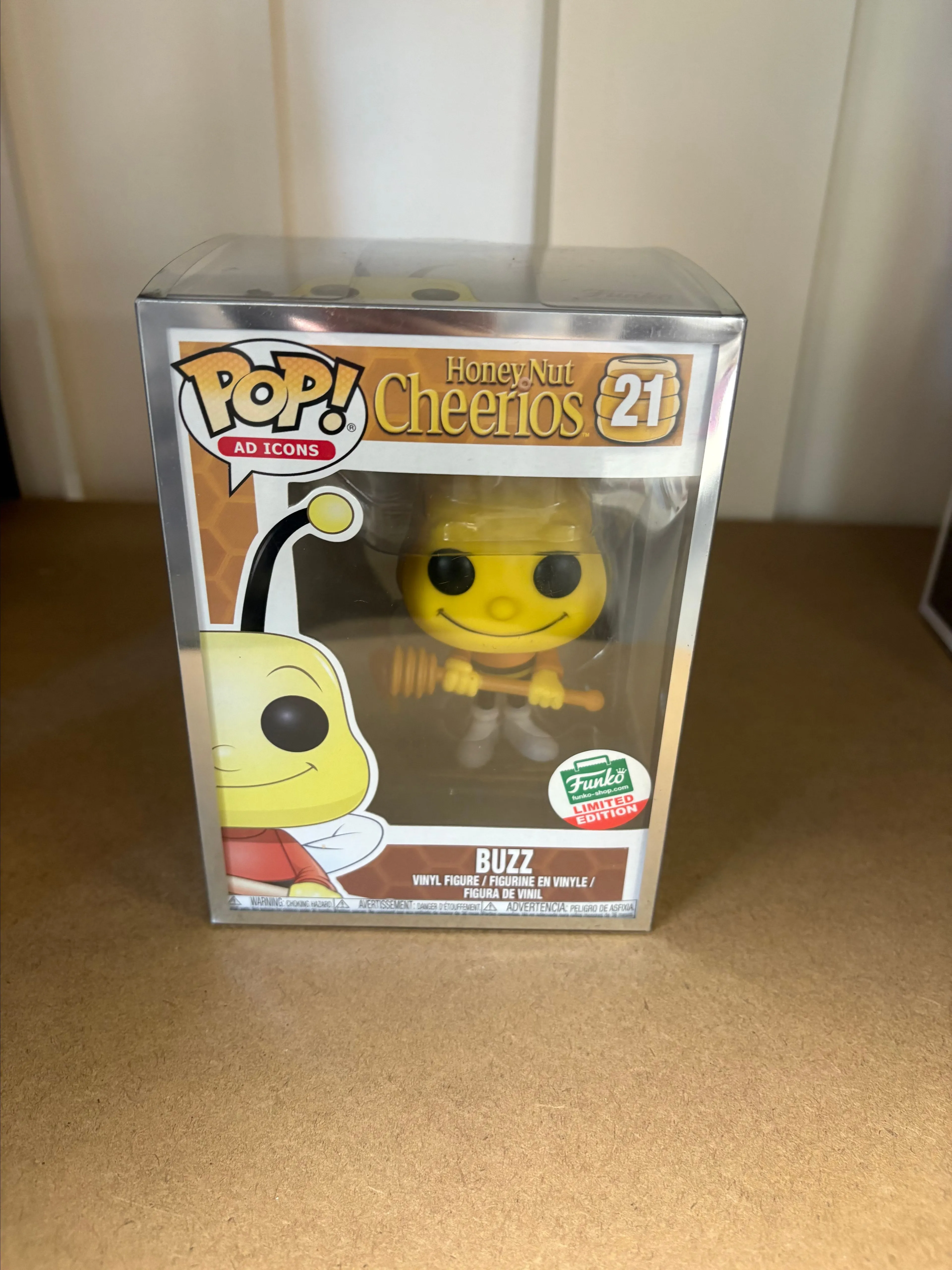 Product image for Funko POP! Honey Nut Cheerios Buzz #21 (Funko LE) Free Protector
