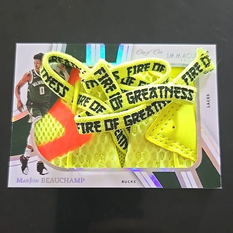 Product image for 2022-23 Immaculate  1/1 MarJon Beauchamp Rookie 1/1 Laces