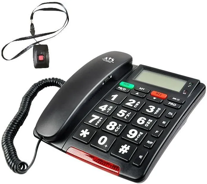 Product image for No Monthly Fee | Senior Welfare Check | Daily Care Call System ! Automated Health Check | Elderly Medical Alert System | Free to Use for Life