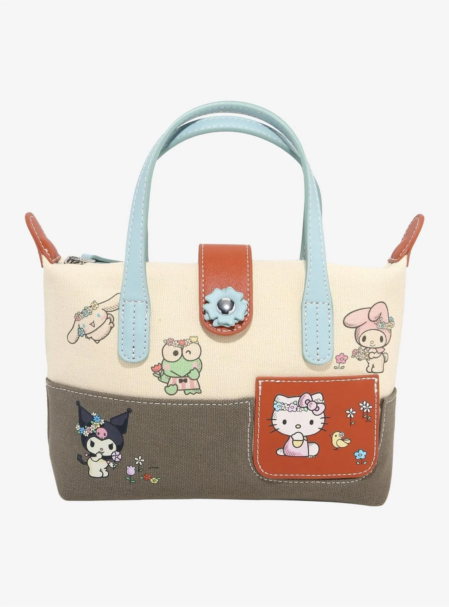 Product image for Sanrio Hello Kitty and Friends Color Block Mini Satchel  NWT