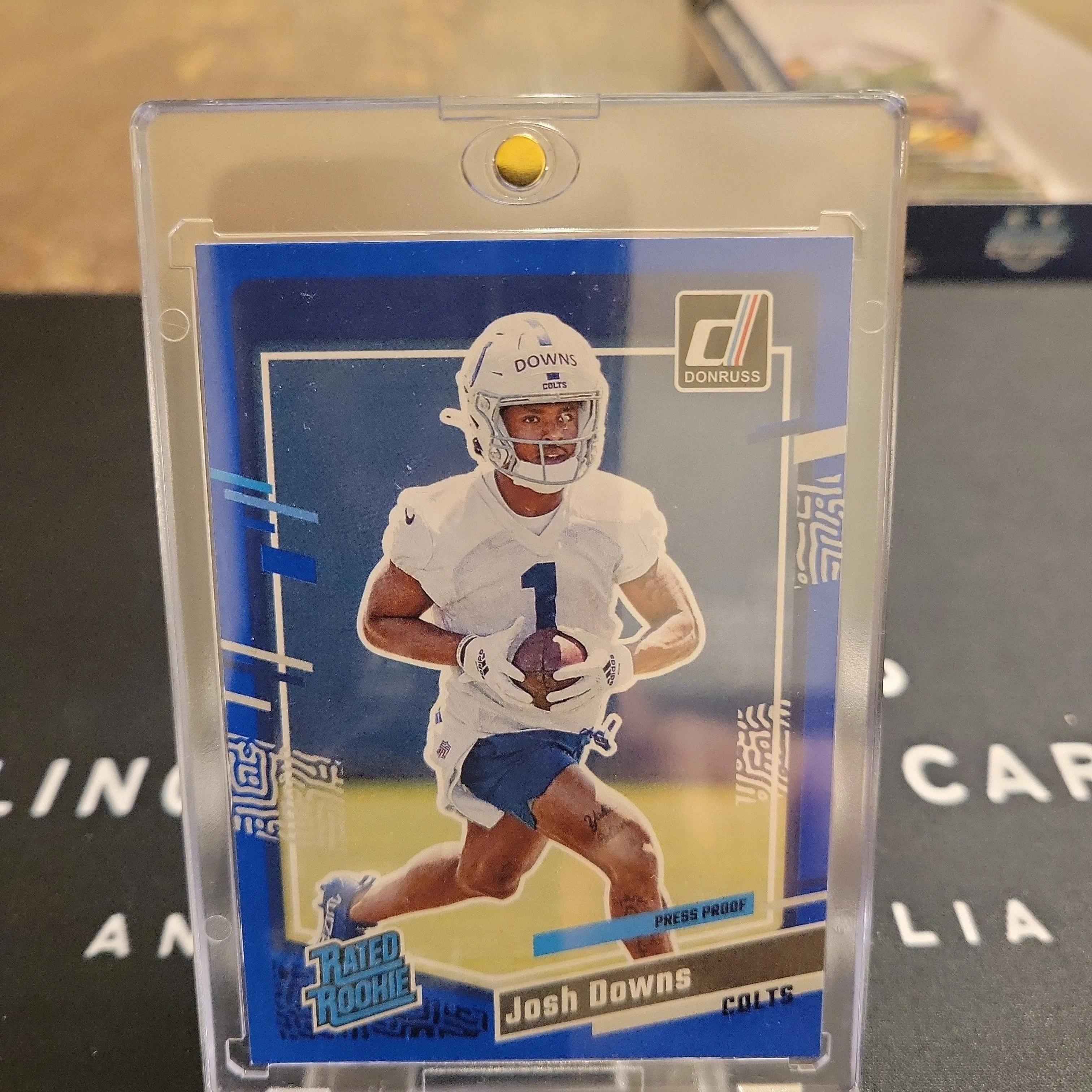 Product image for Josh Downs press proof rated rookie