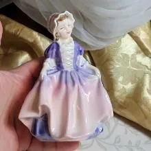 Product image for 61. Royal Doulton " Dinky Do " - Royal Doulton Collection HN 1678 - Royal Doulton China Lady Figurine  4 3/4" tall 
