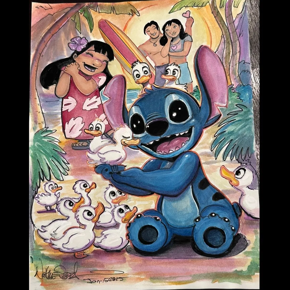 Product image for Stitch #1 original cover by Szerdy