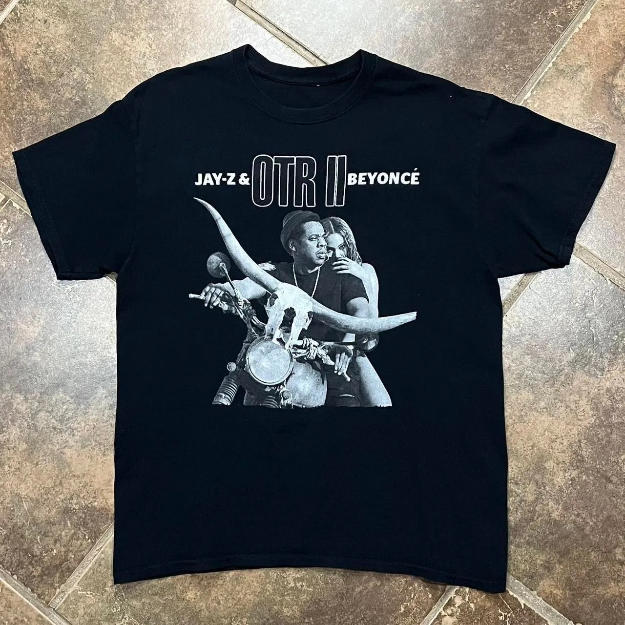 Product image for Jay-Z Beyoncé OTR II Rap Tour Tshirt