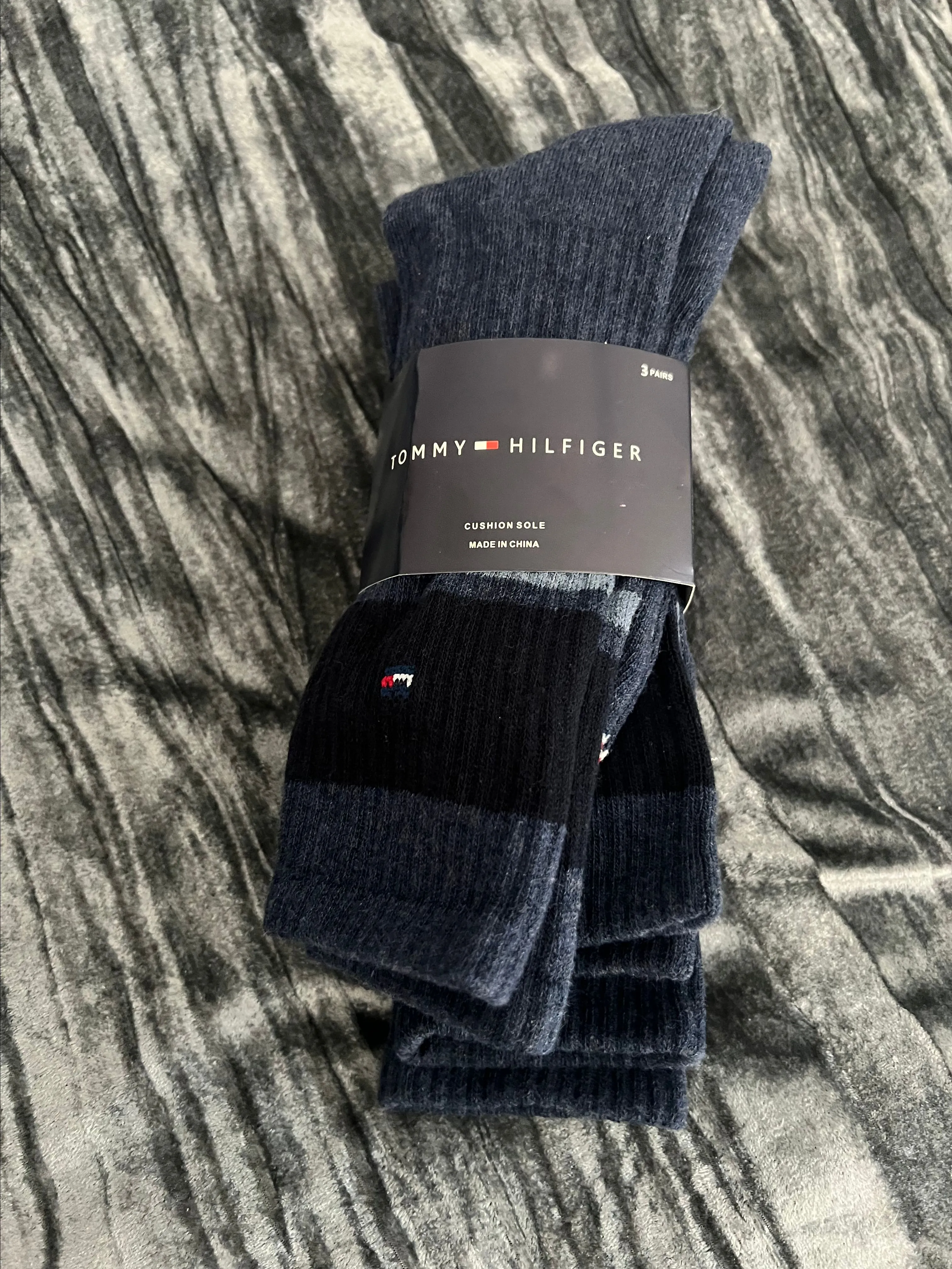 Product image for Tommy Hilfiger Blue Socks Size 7-13