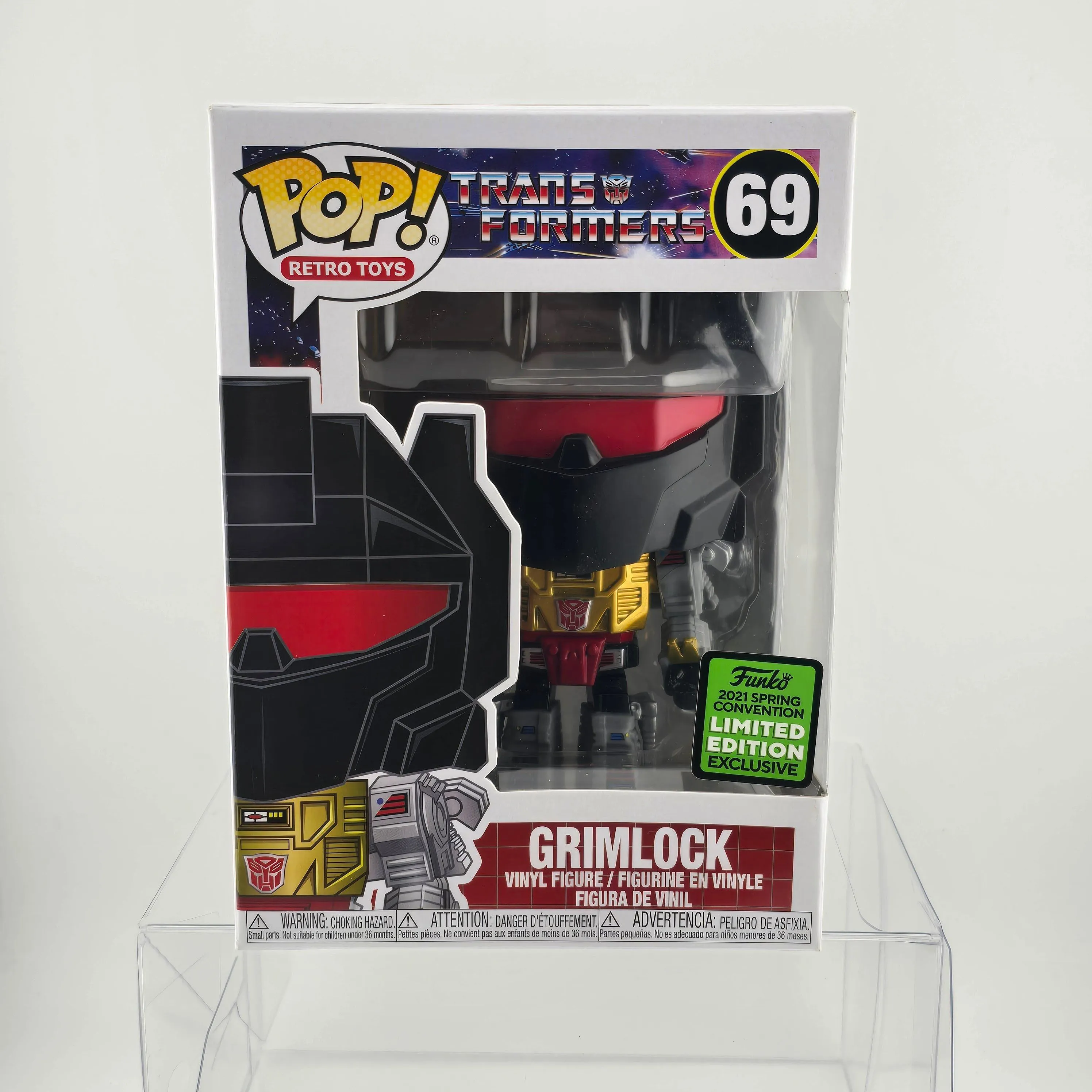 Product image for Retro Toys - Transformers- Grimlock - 2021 Sping Convention Funko Pop 69
