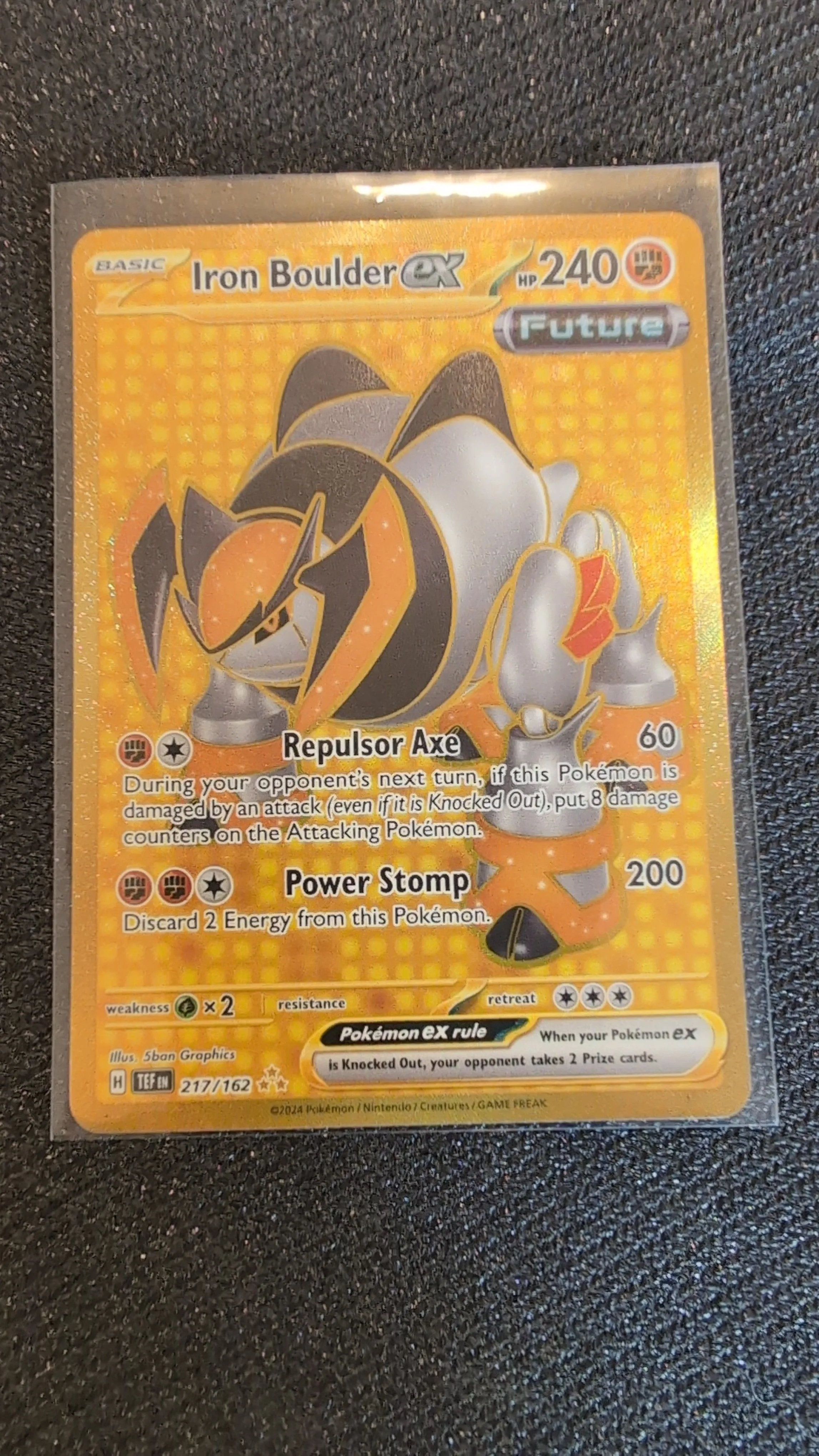 Product image for PKM - Single - Iron Boulder ex (Secret)