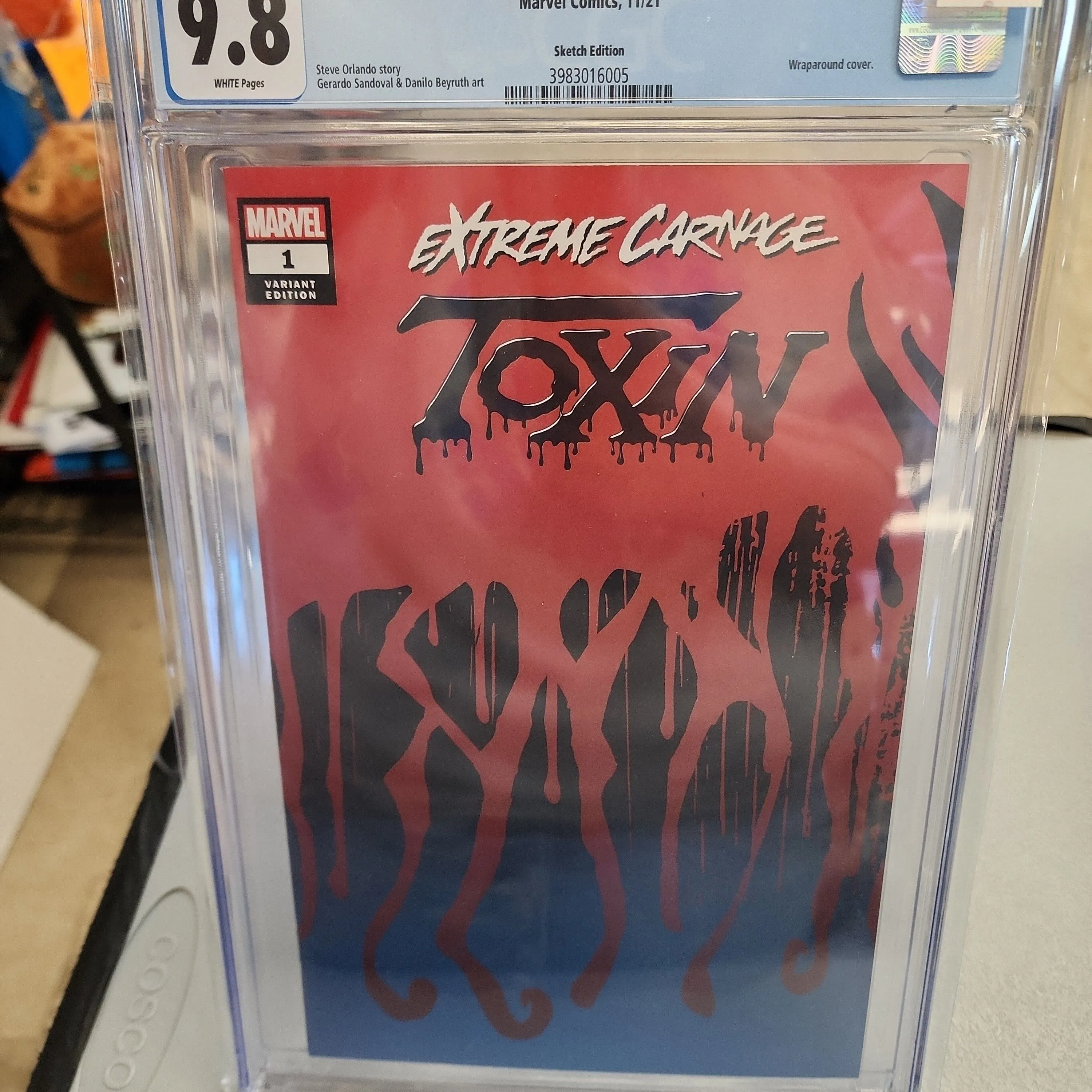 Product image for Extreme Carmage Toxin #1 CGC 9.8