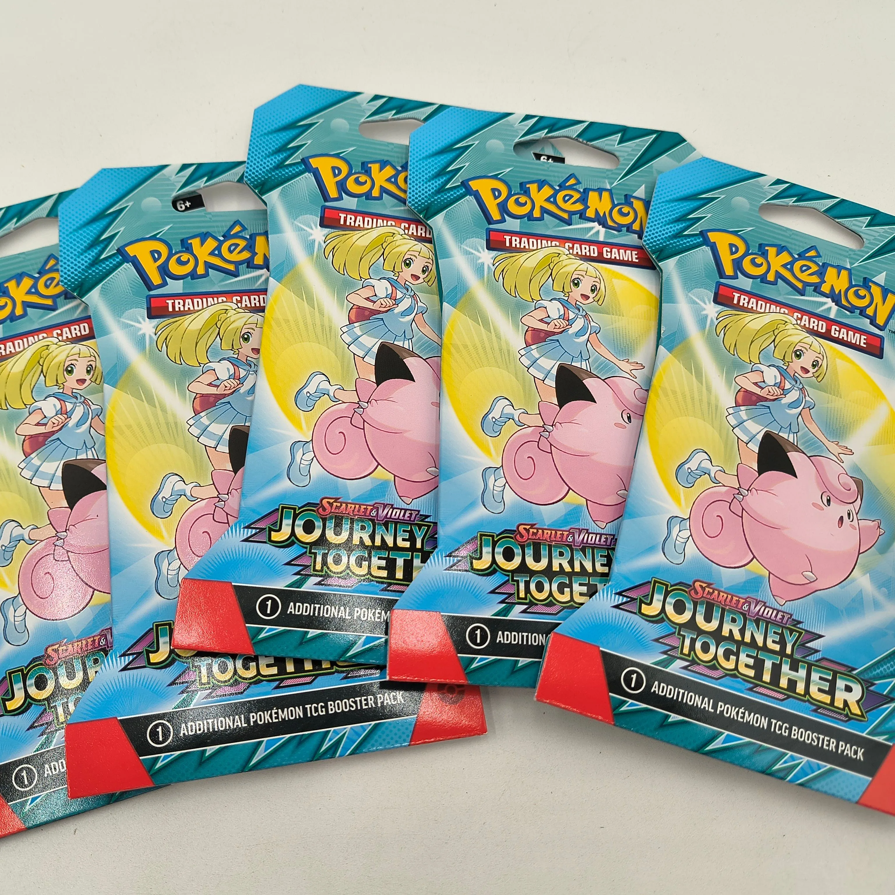 Product image for 9. Pokemon Journey Together sleeve packs lot of 5